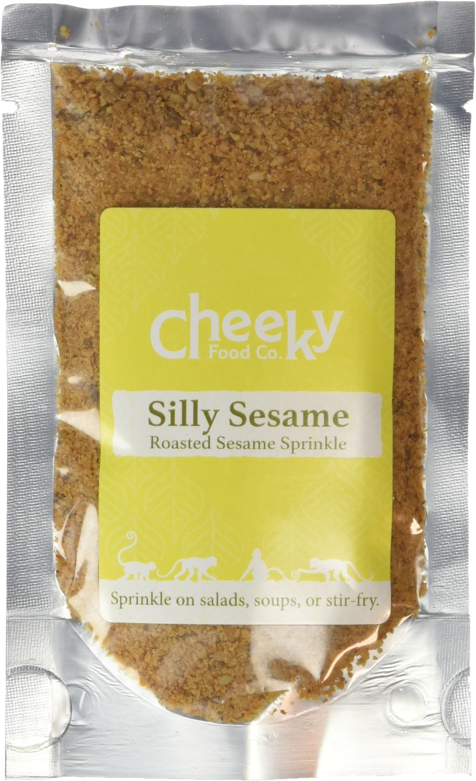 Cheeky Food Bag of Savoury and Spicy Sesame Sprinkle Garnish for Meals 28 g (Pack of 6)