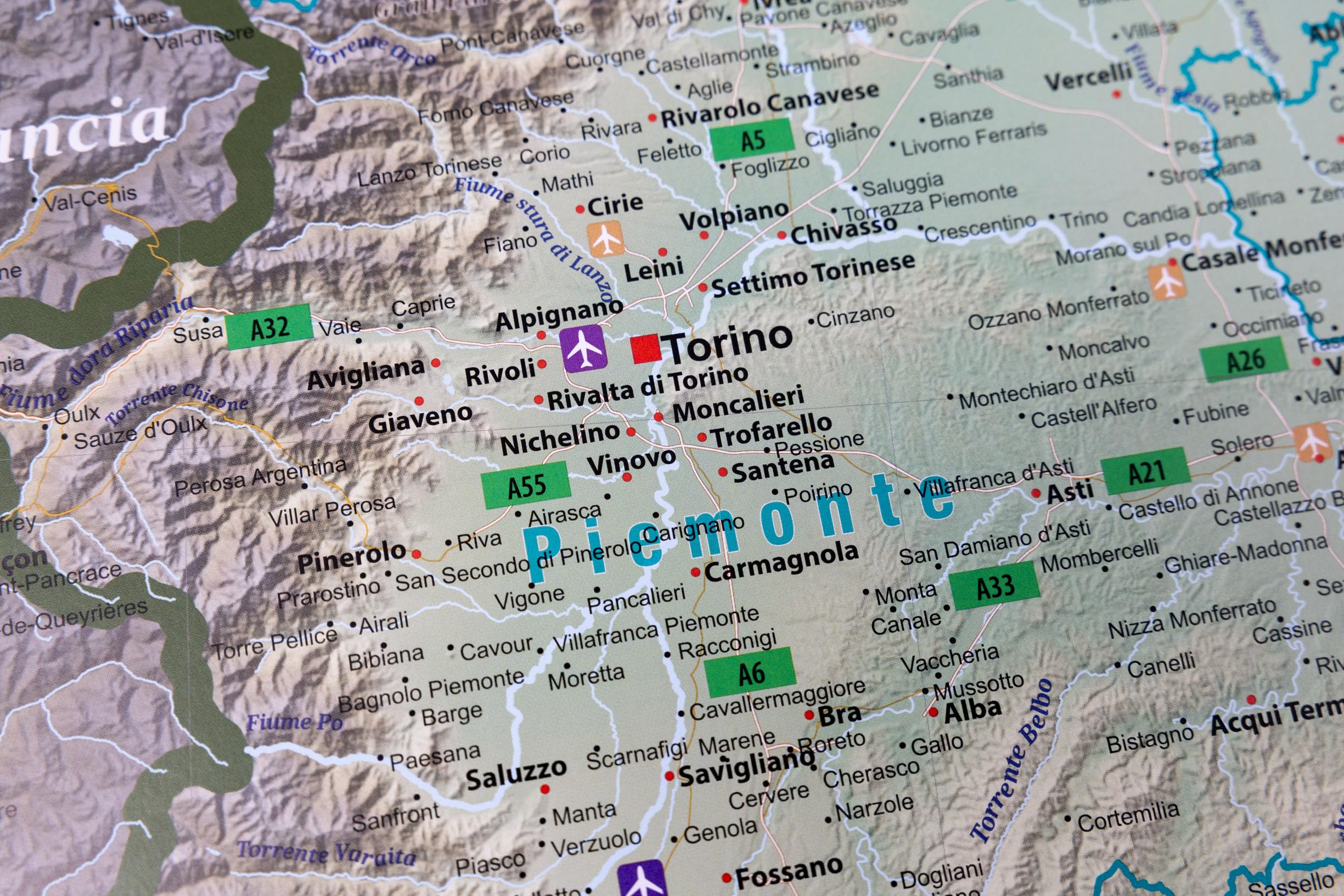 Large map of Italy with full lamination (wall map) 39 x 55 inches, Italian regions - Image 7