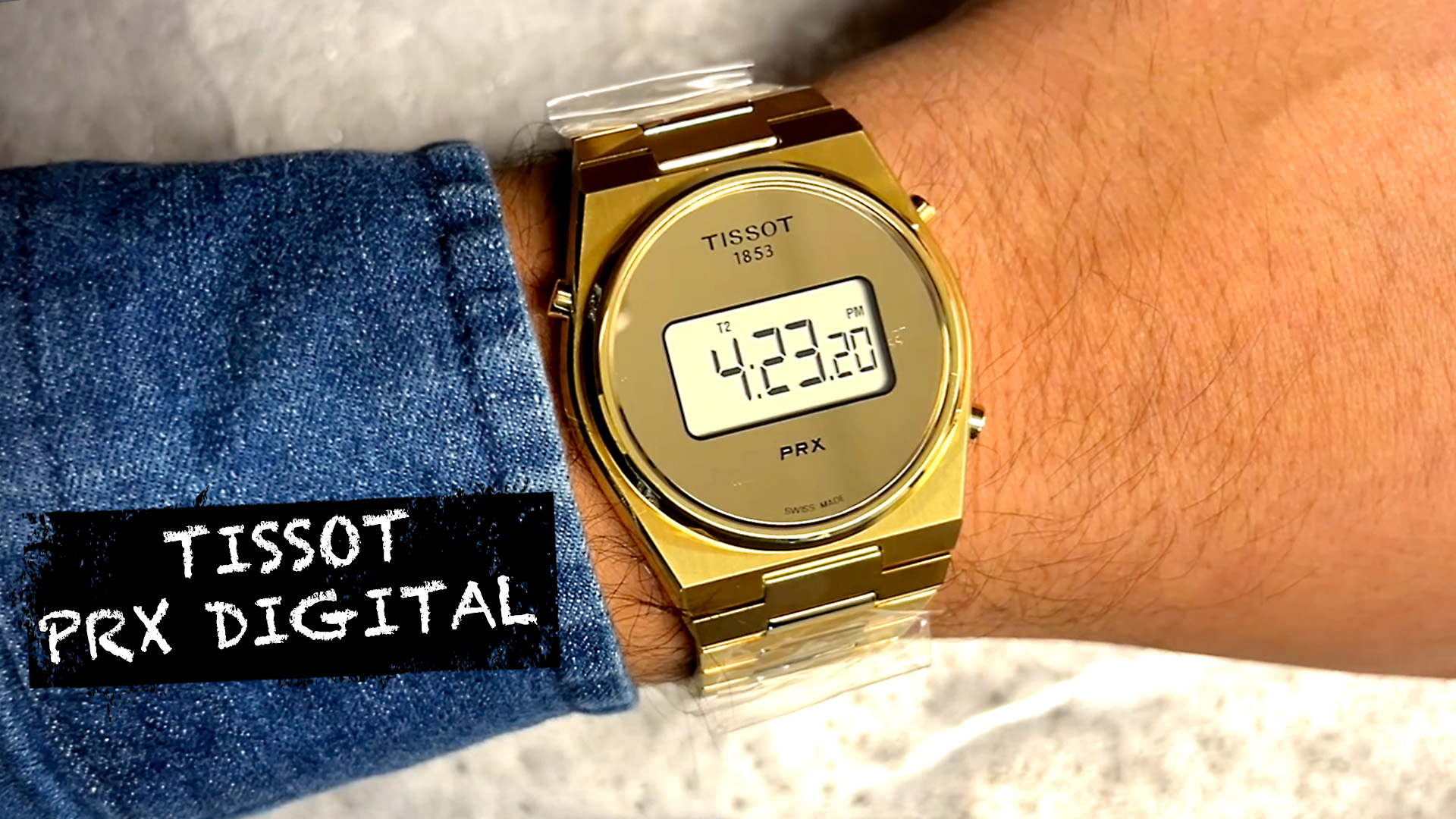 Watch Review & Close Look on the Wrist 40mm Tissot PRX Digital on