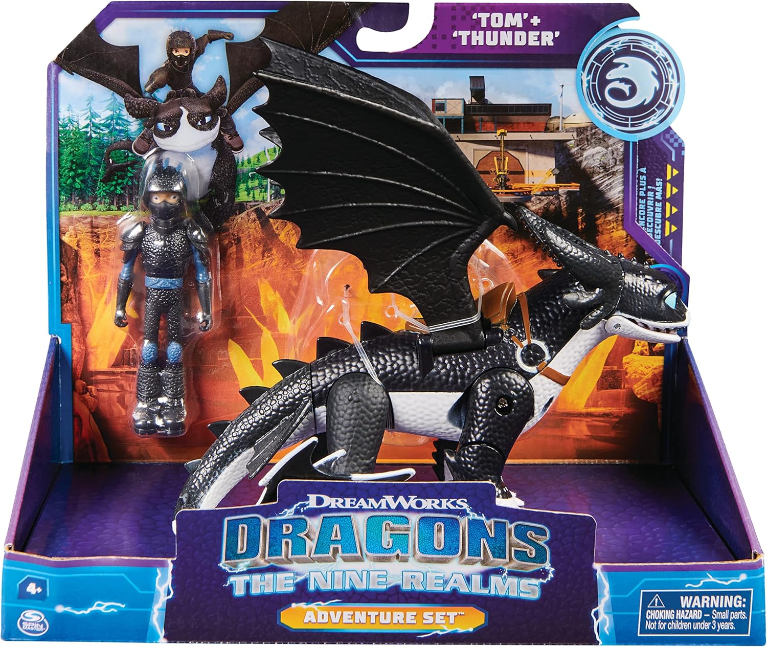 Dreamworks Dragons Spin Master Figure 9Rlms TomTh AdvtrSet 6066397