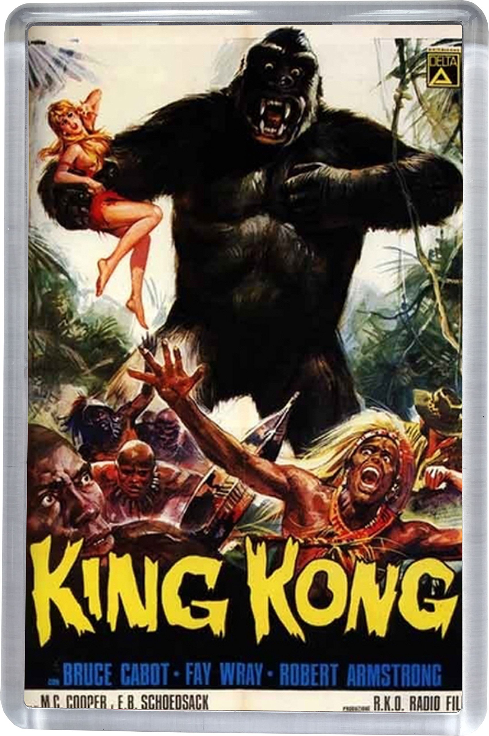 King Kong Classic Poster Fridge Magnet 5 x 7.5 cm