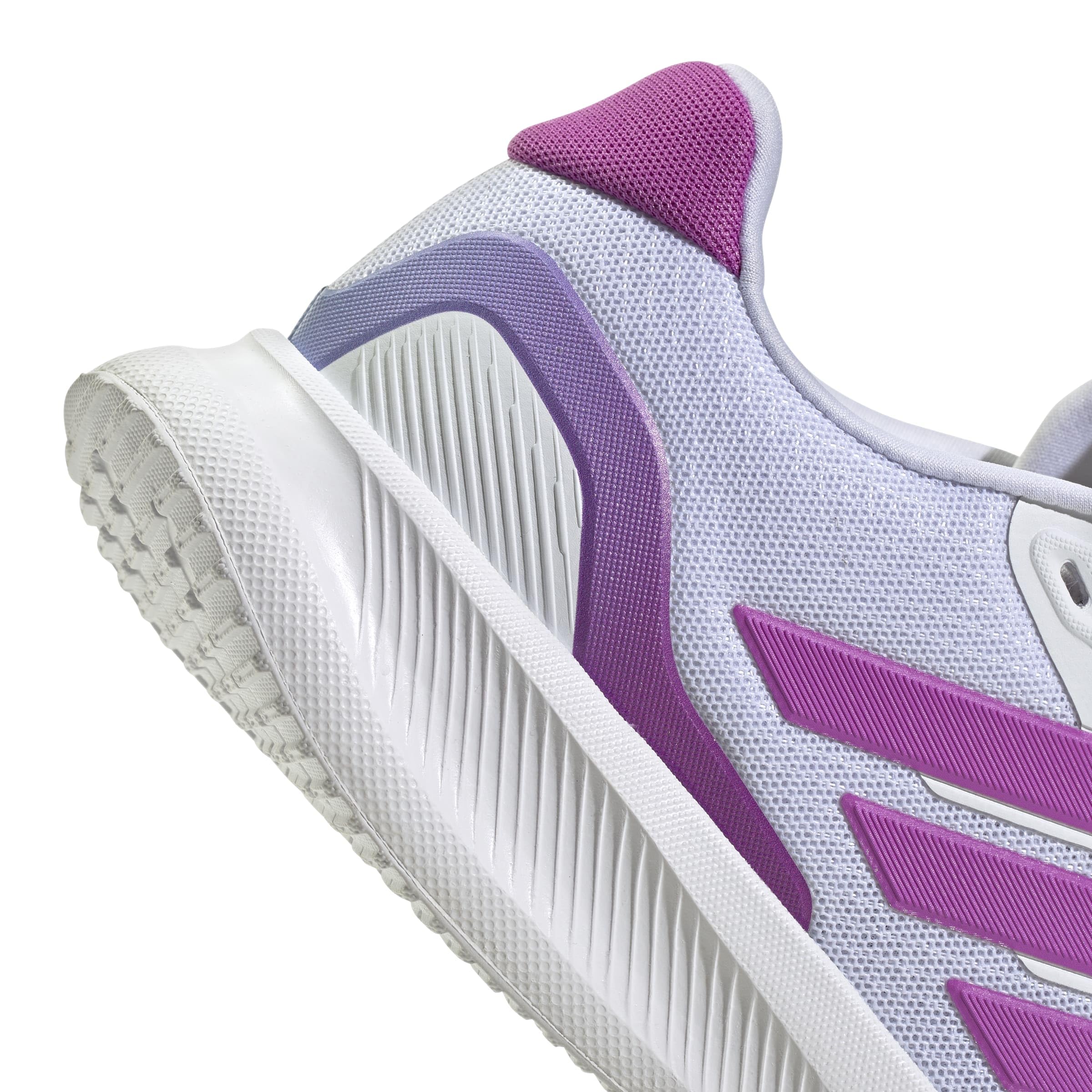 adidas RUNFALCON 5 W Kadın Ayakkabı Düşük Bilek (Futbol Dışı),FTWWHT/PURBUR/SEBLBU, 39 1/3