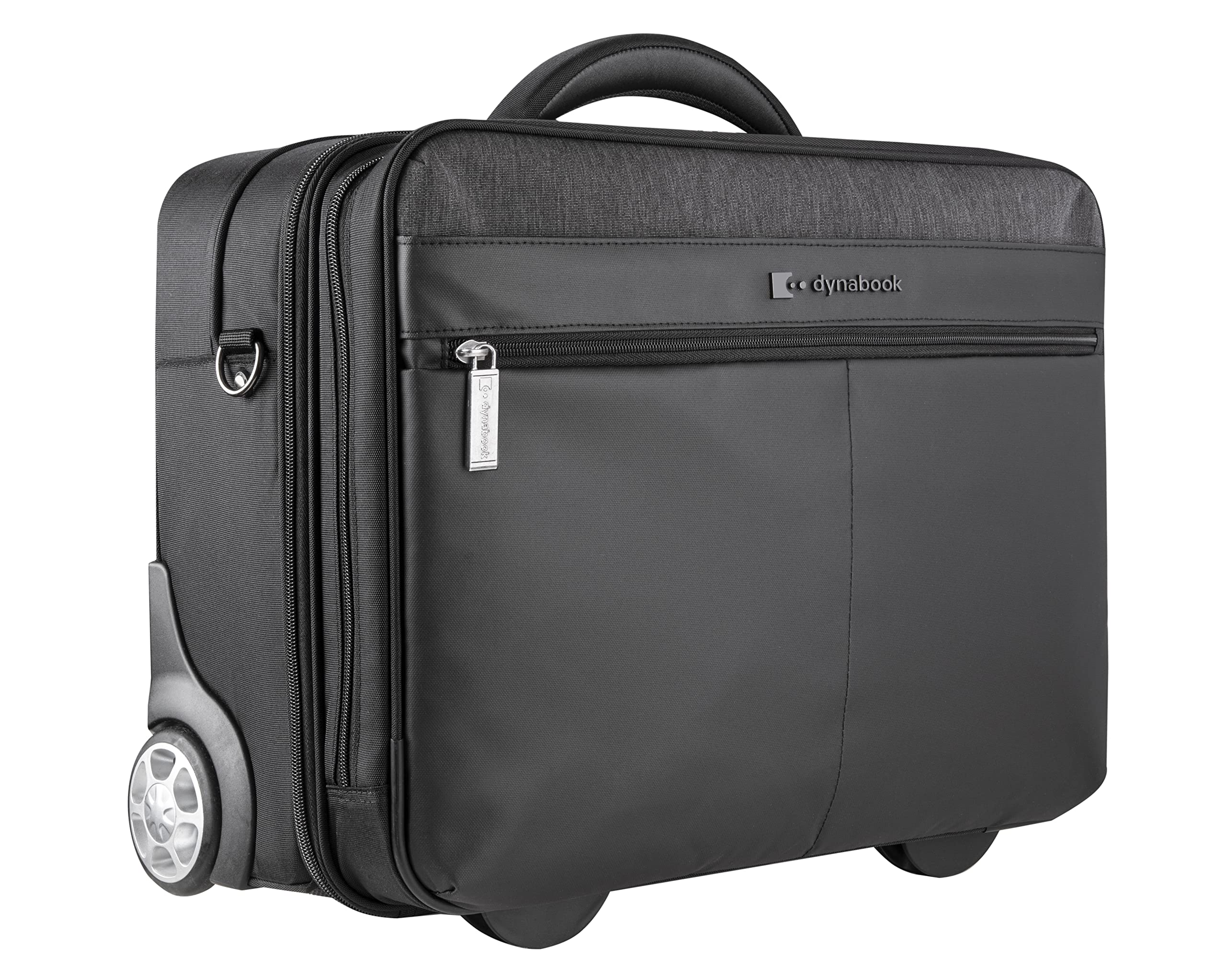 dynabook Ultimate torba podróżna na laptopa 15,6" z kółkami - wyściełana walizka do noszenia z przegrodą na laptopa, szara, szary