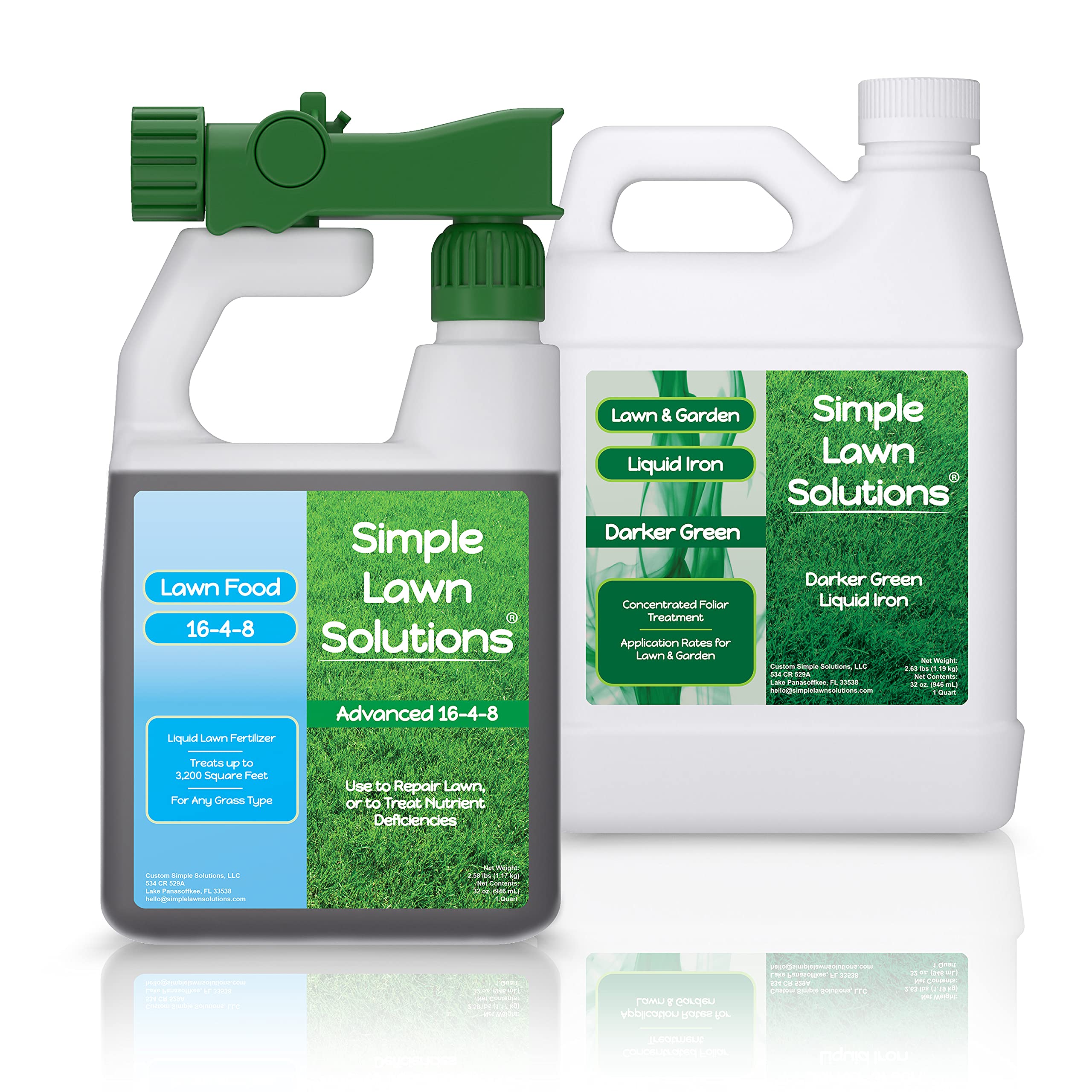Simple Lawn Solutions 16-4-8 + Liquid Iron Bundle
