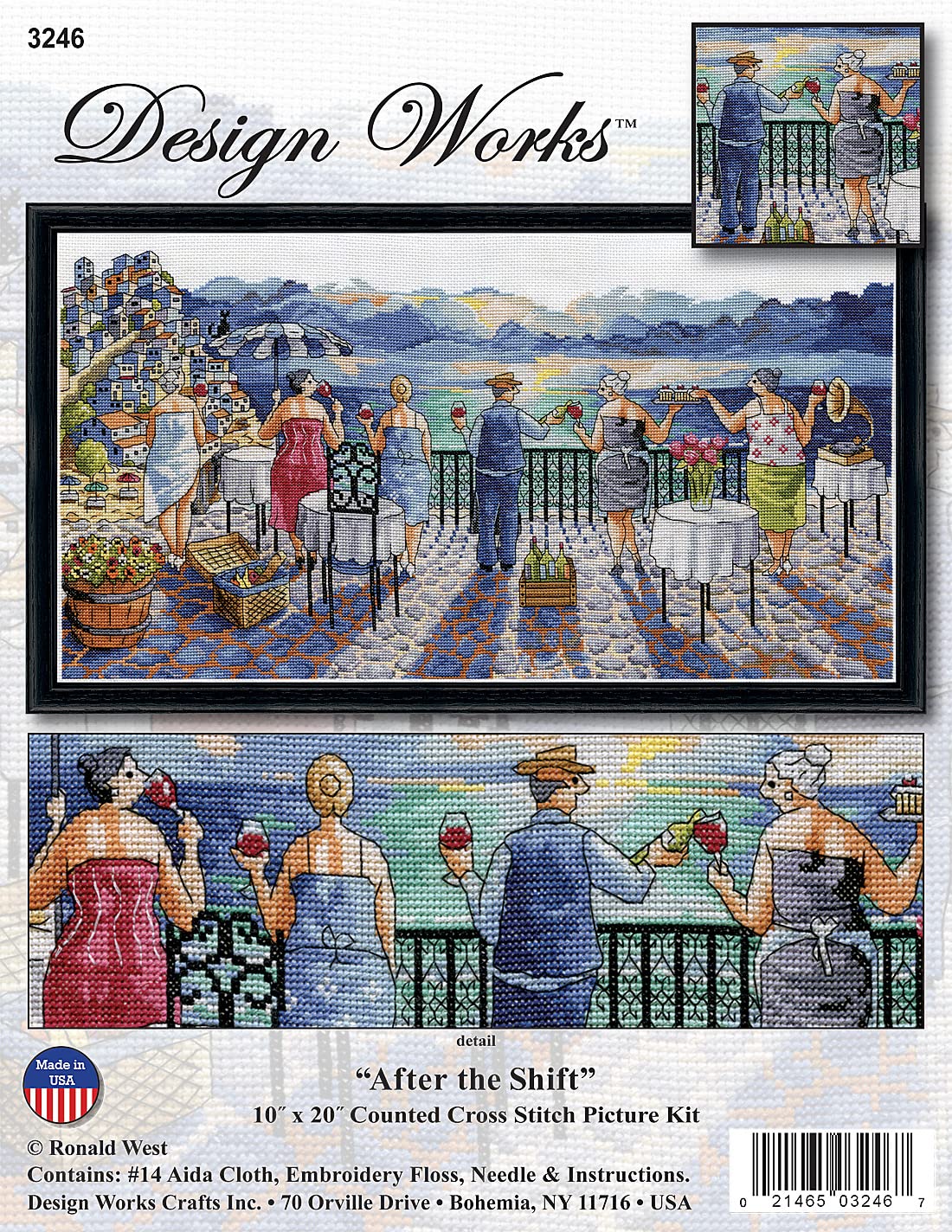 Design Works Counted Cross Stitch Kit 10"X20"-After The Shift (14 Count)
