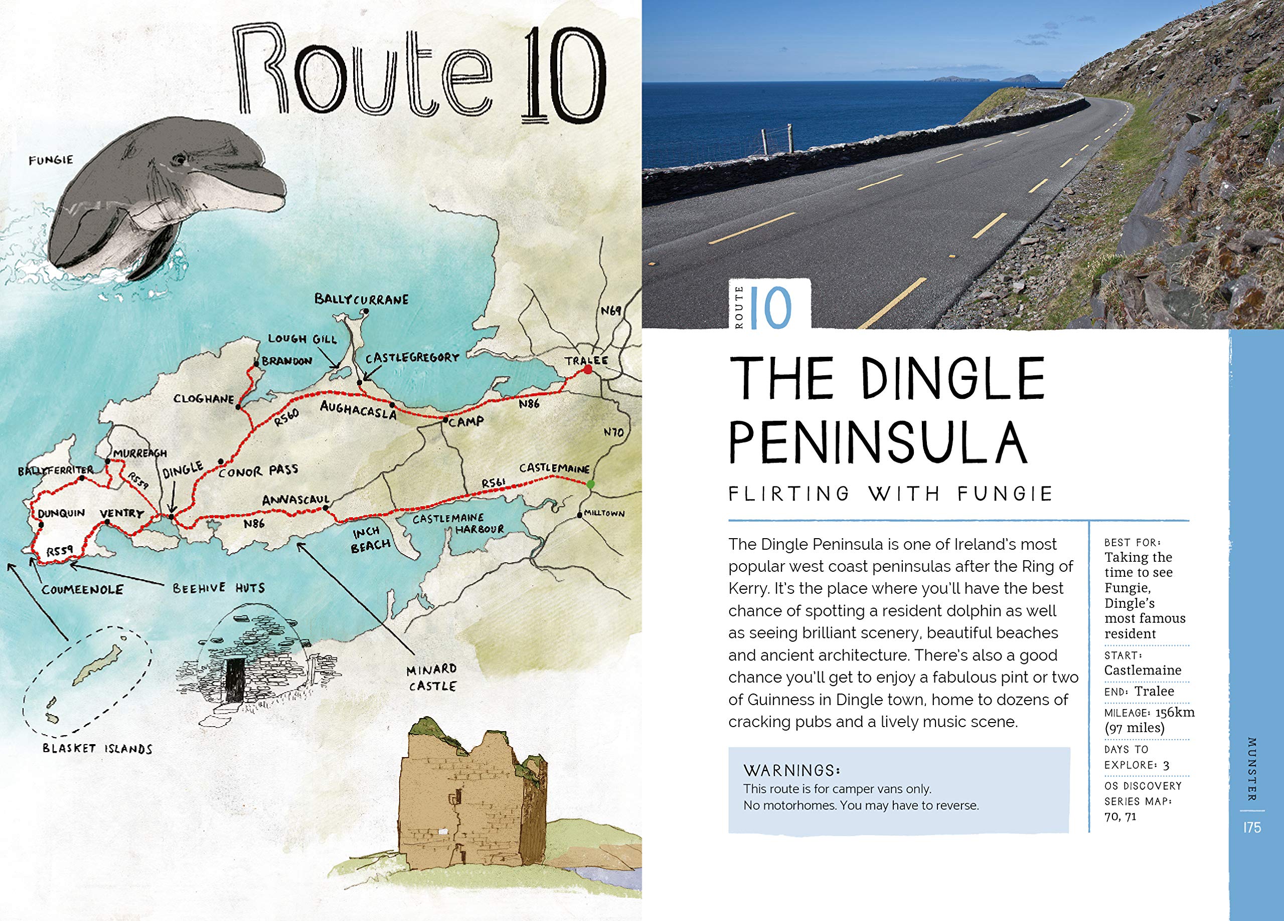 Take the Slow Road - Ireland: Inspirational Journeys Round Ireland by Camper Van and Motorhome [Lingua Inglese]