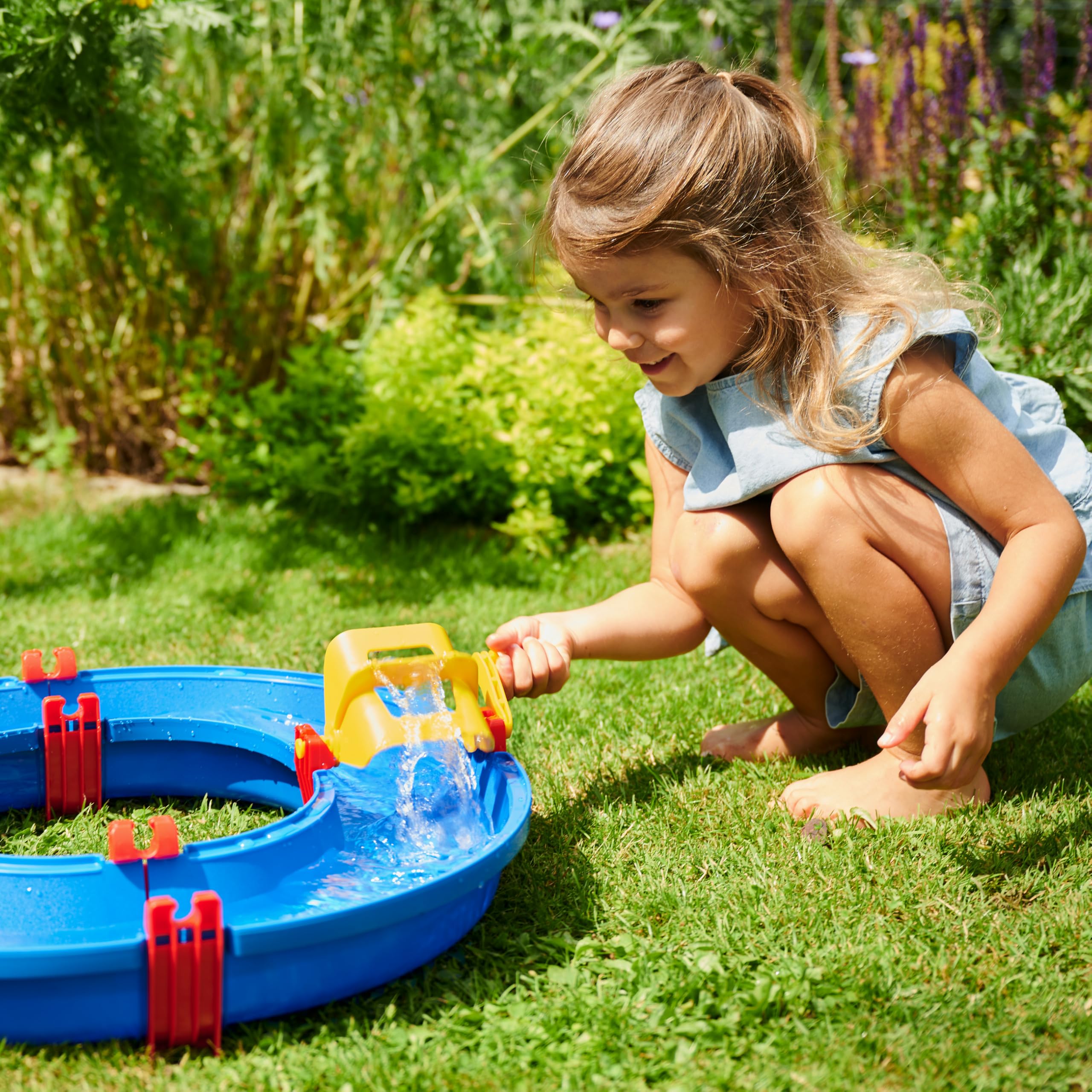 Aquaplay - Set Amphie - Circuit d'eau - Jeu Plein Air Enfant - 1 Véhicule + 1 Figurine - 8700001504