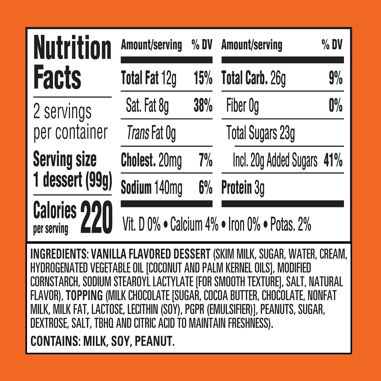 COLLIDERS Twisted REESE’S Refrigerated Dessert (2 ct Pack)