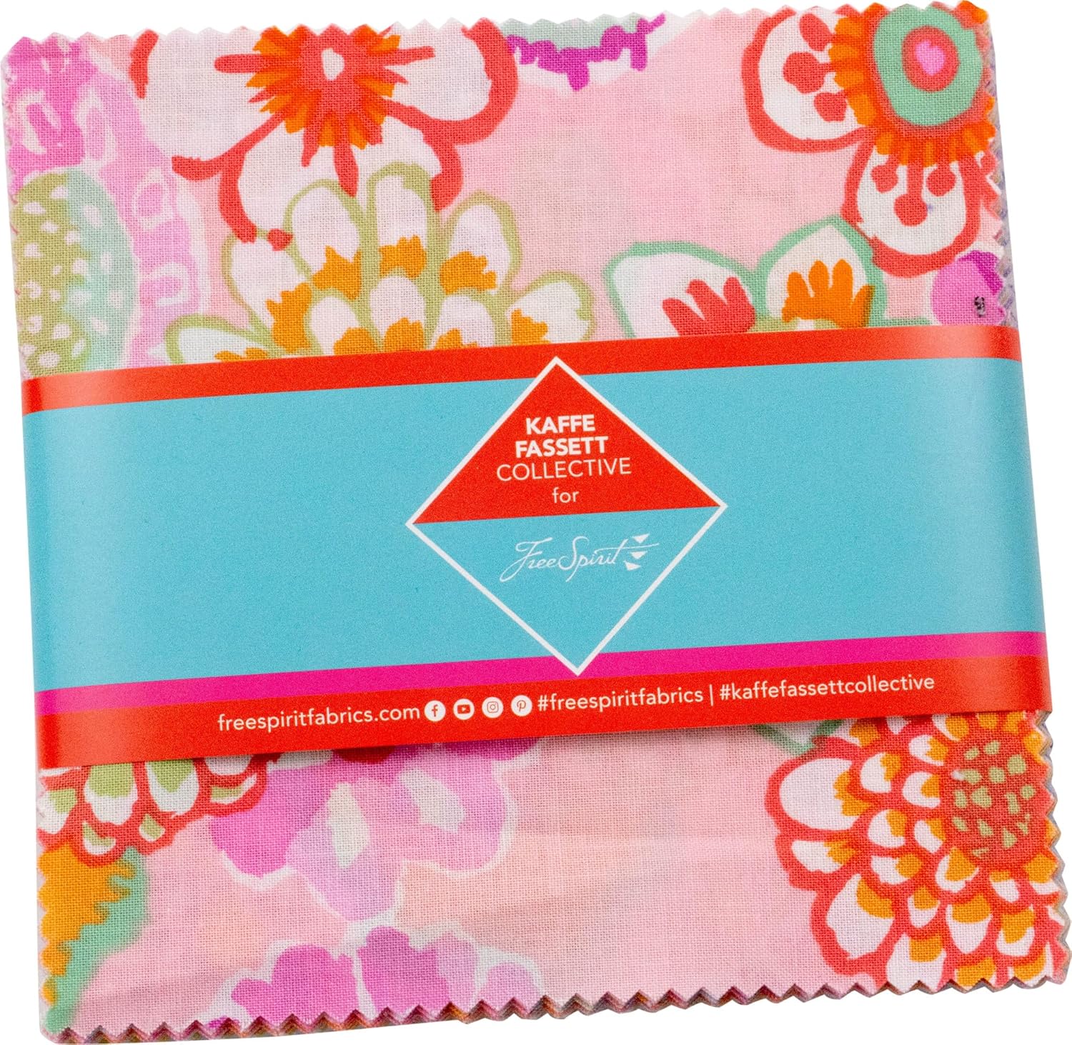 Kaffe Classics Plus (Sorbet) - 5-Inch Charm Pack, 42 pieces - by Kaffe Fassett Collective