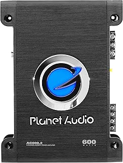 Planet Audio AC600.2 2 Channel Car Amplifier - 600 Watts, Full Range, Class A/B, 2-4 Ohm Stable, Mosfet Power Supply, Bridgeable - coolthings.us