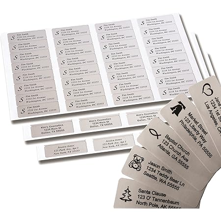 Amazon.com : Christmas Designs Rolled Personalized Return ...