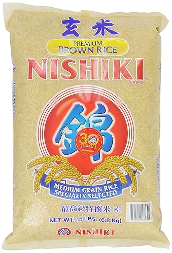 Nishiki Arroz integral premium bolsa de 15 libras