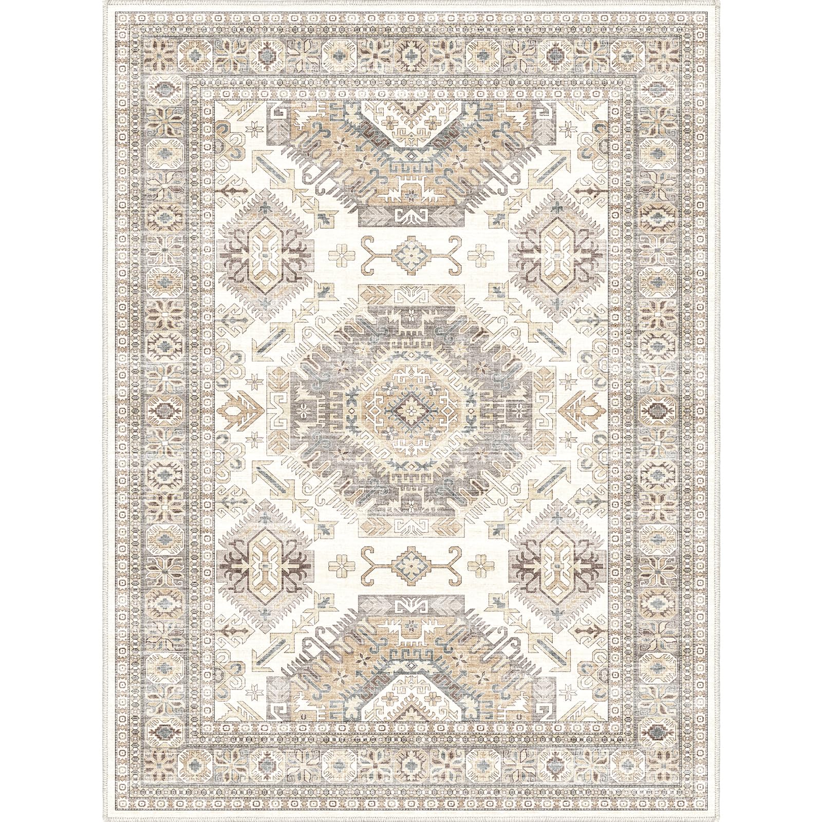 SONGLET 9x12 Area Rug,Washable Rug Area Rugs,9x12 Living Room Rug, Large Area Rug for Nursery Bedroom