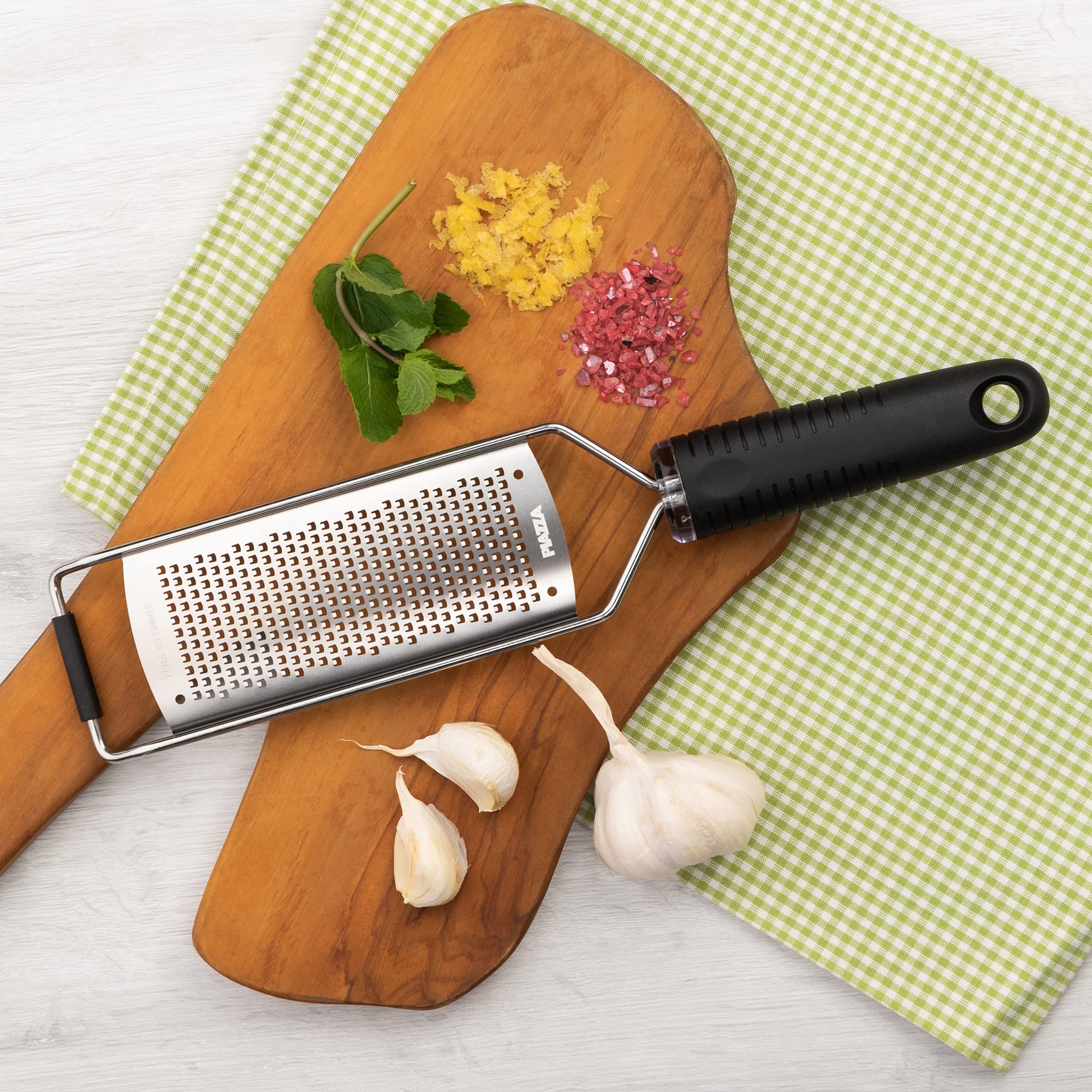 Rallador Acero Inoxidable, Mango Ergonómico Largo, Queso, | Cuotas Sin Interés