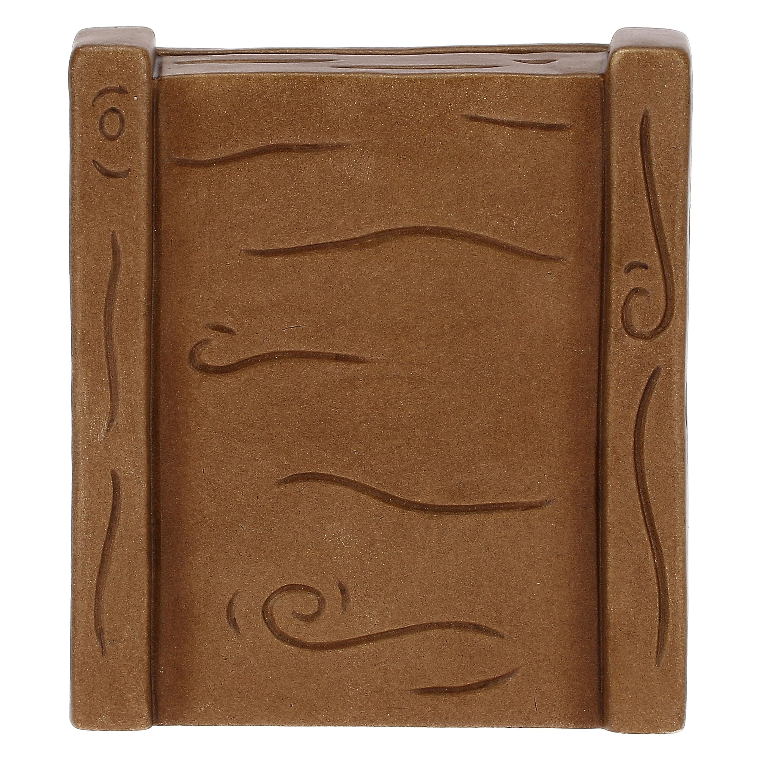 THUN - Banco delle Pentole in Ceramica Decorata a Mano, Linea Presepe Classico, Decorazioni Natale Casa, 7.8x4.4x9.1 cm h