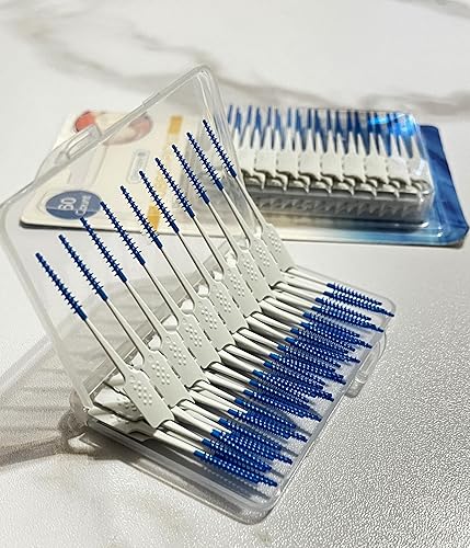 Miniatura 4 de 120 piezas de cepillo interdental, hilo dental, herramienta de limpieza de dientes, palillo de dientes, cabezal de hilo dental dental, hilo dental