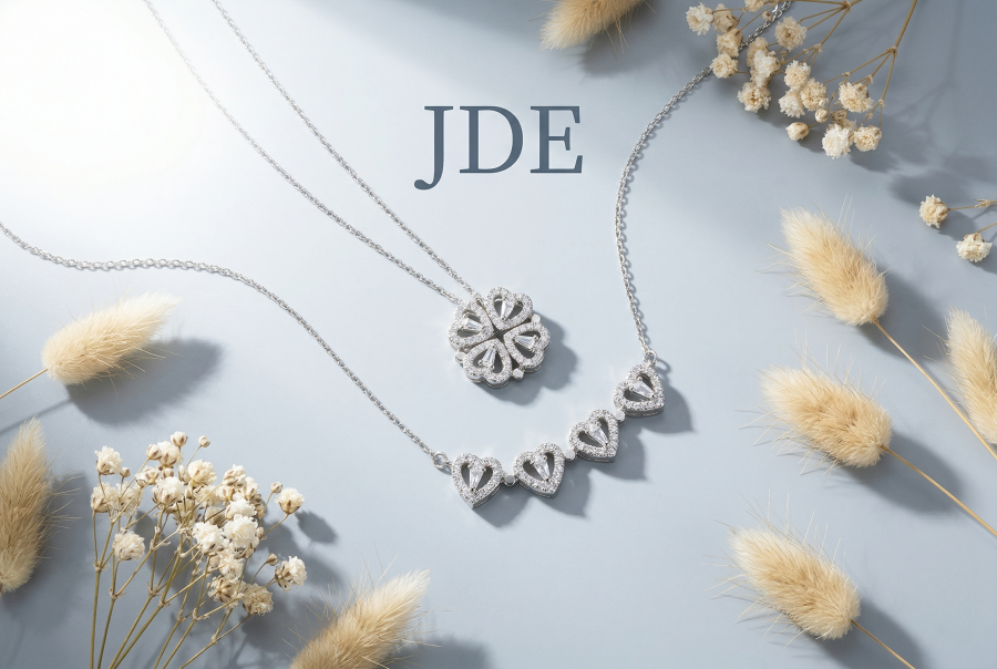 Amazon | [JDE] ネックレス レディース クローバーハートネックレス 四