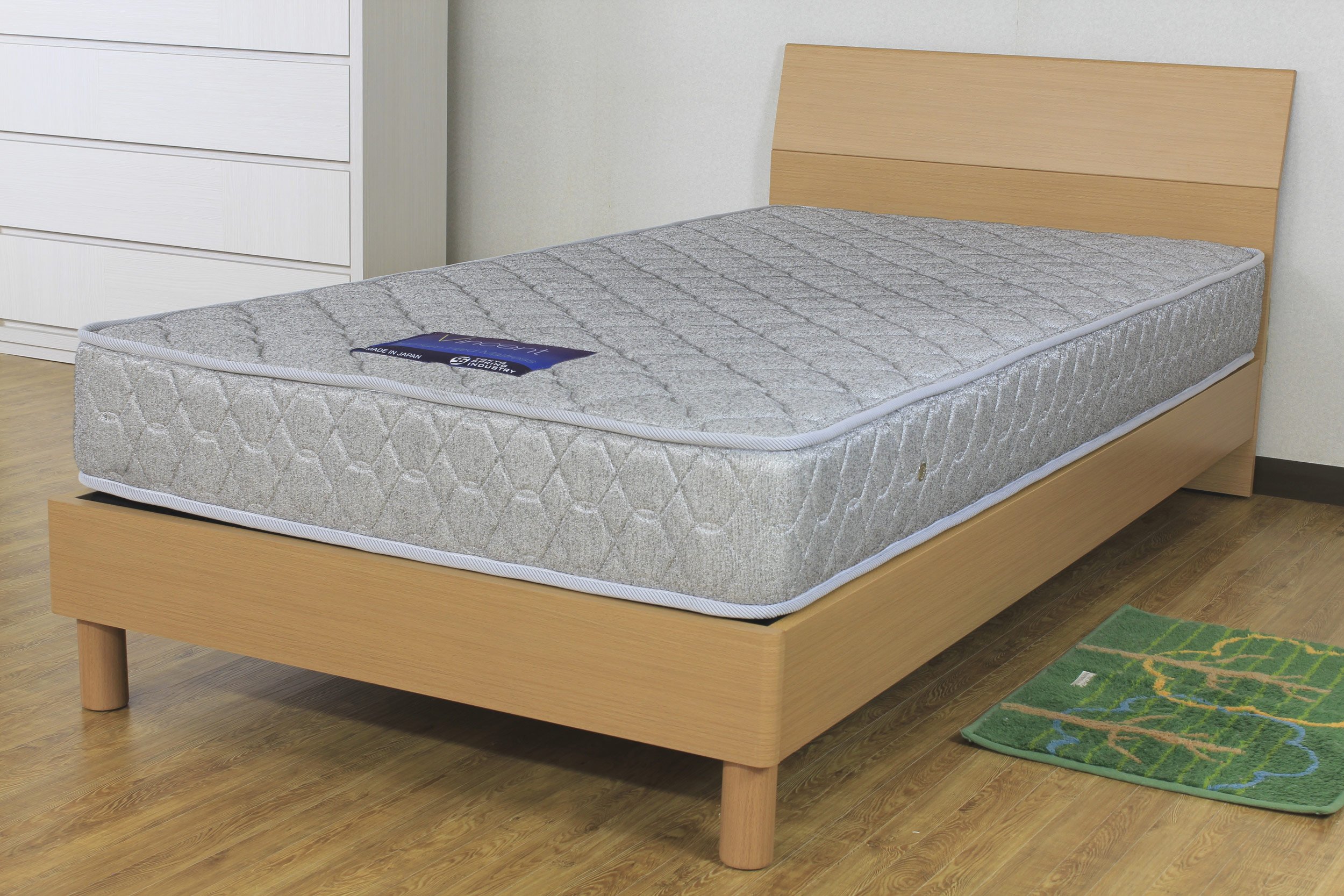 Amazon｜日本製 ポケットコイルマットレス ヴィンセント シングル 厚み