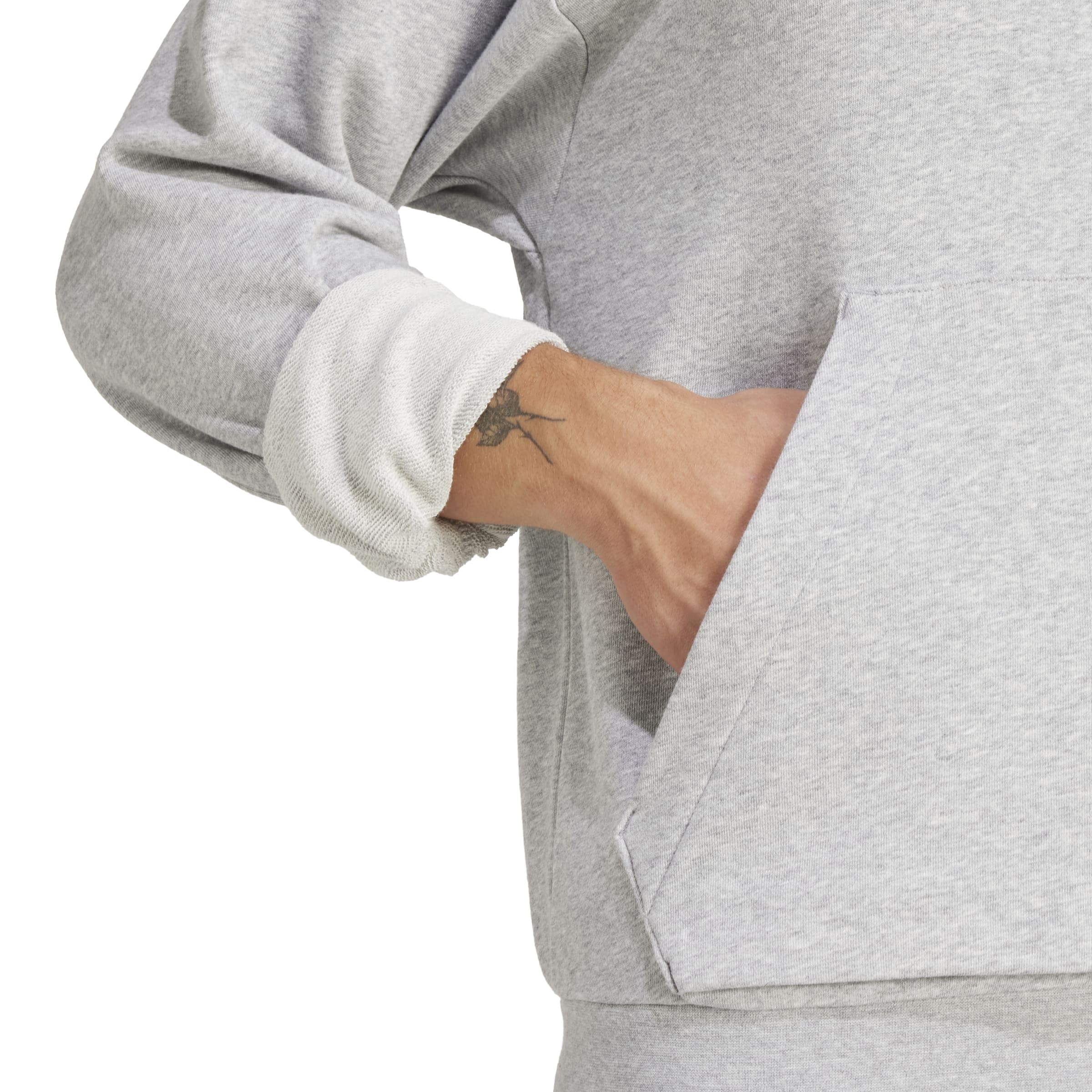 adidas Men's Sudadera con Capucha Essentials Feelcozy French Terry