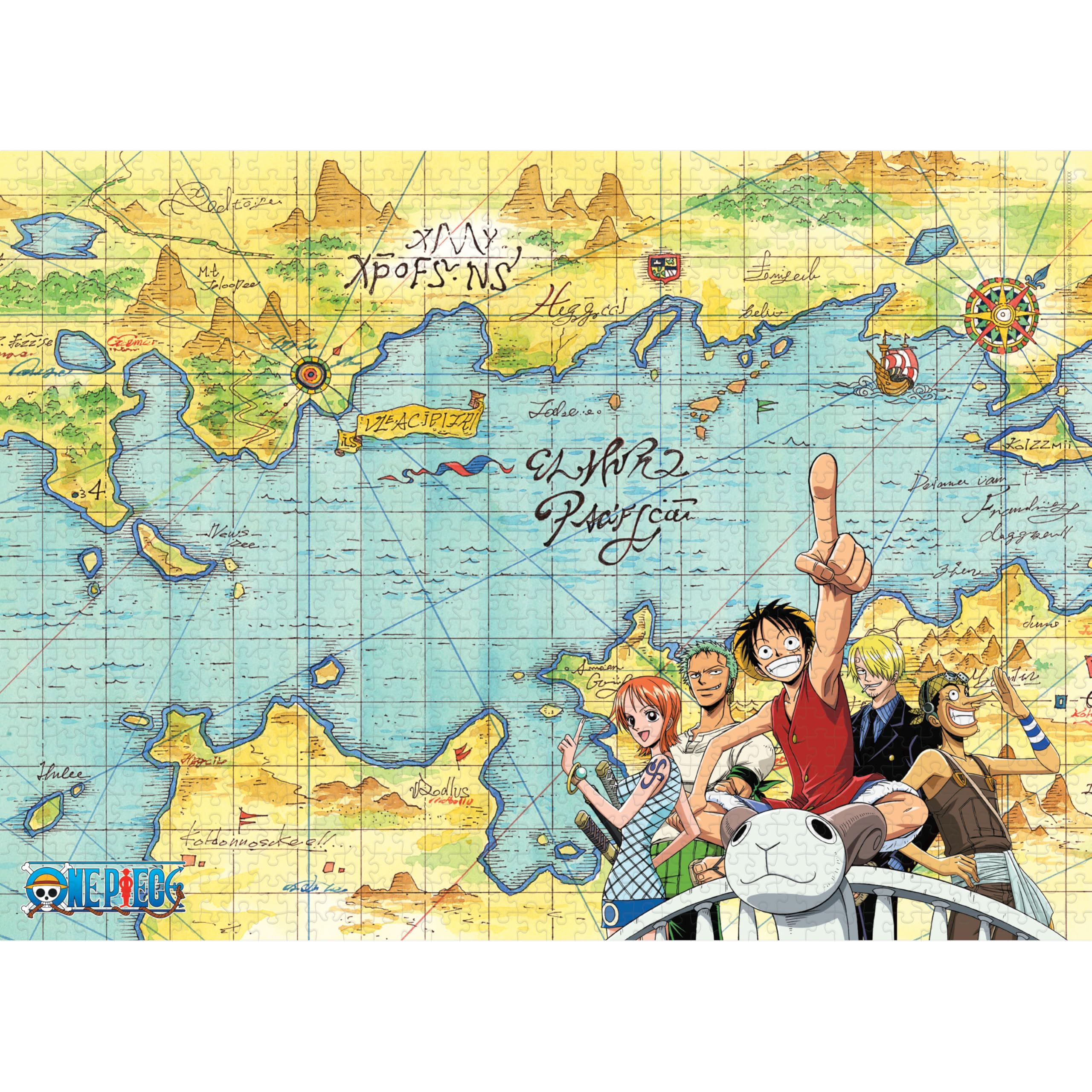 Amazon.com: One Piece Sailing the Going Merry 1,000 Piece Jigsaw