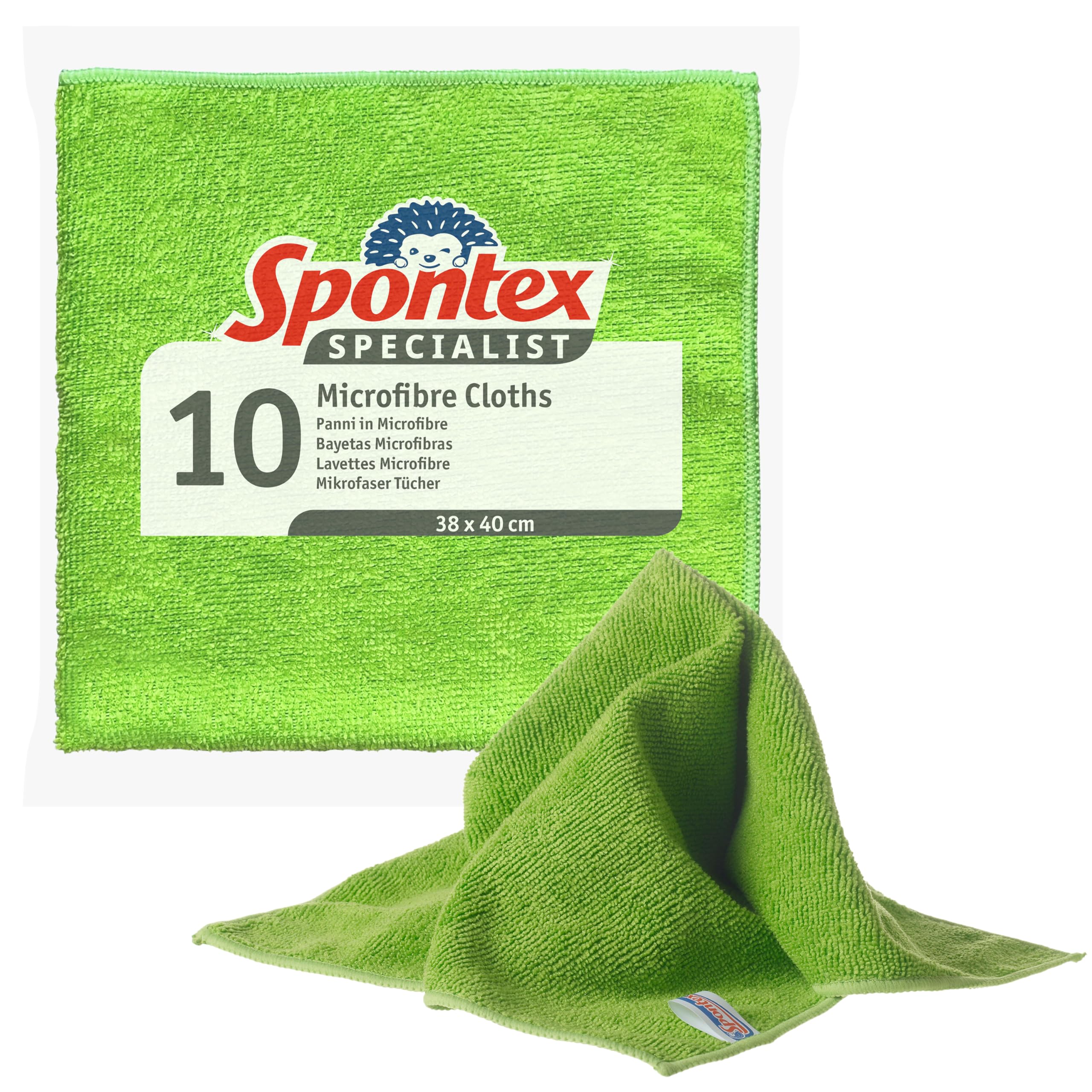 Specialist Microfibre Cleaning Cloths (Pack of 10)