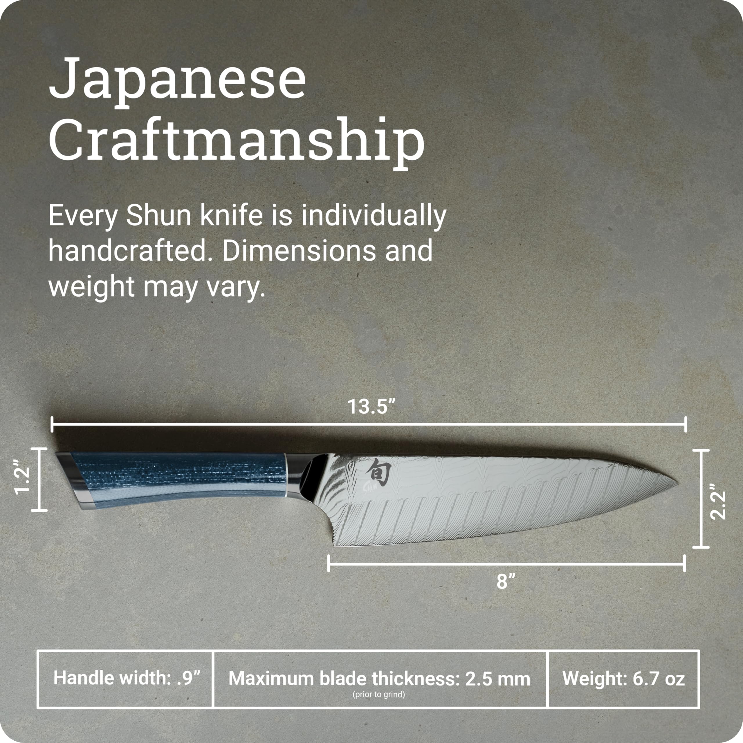 Shun Shiranami 8" Chef's Knife — Amazon image 5
