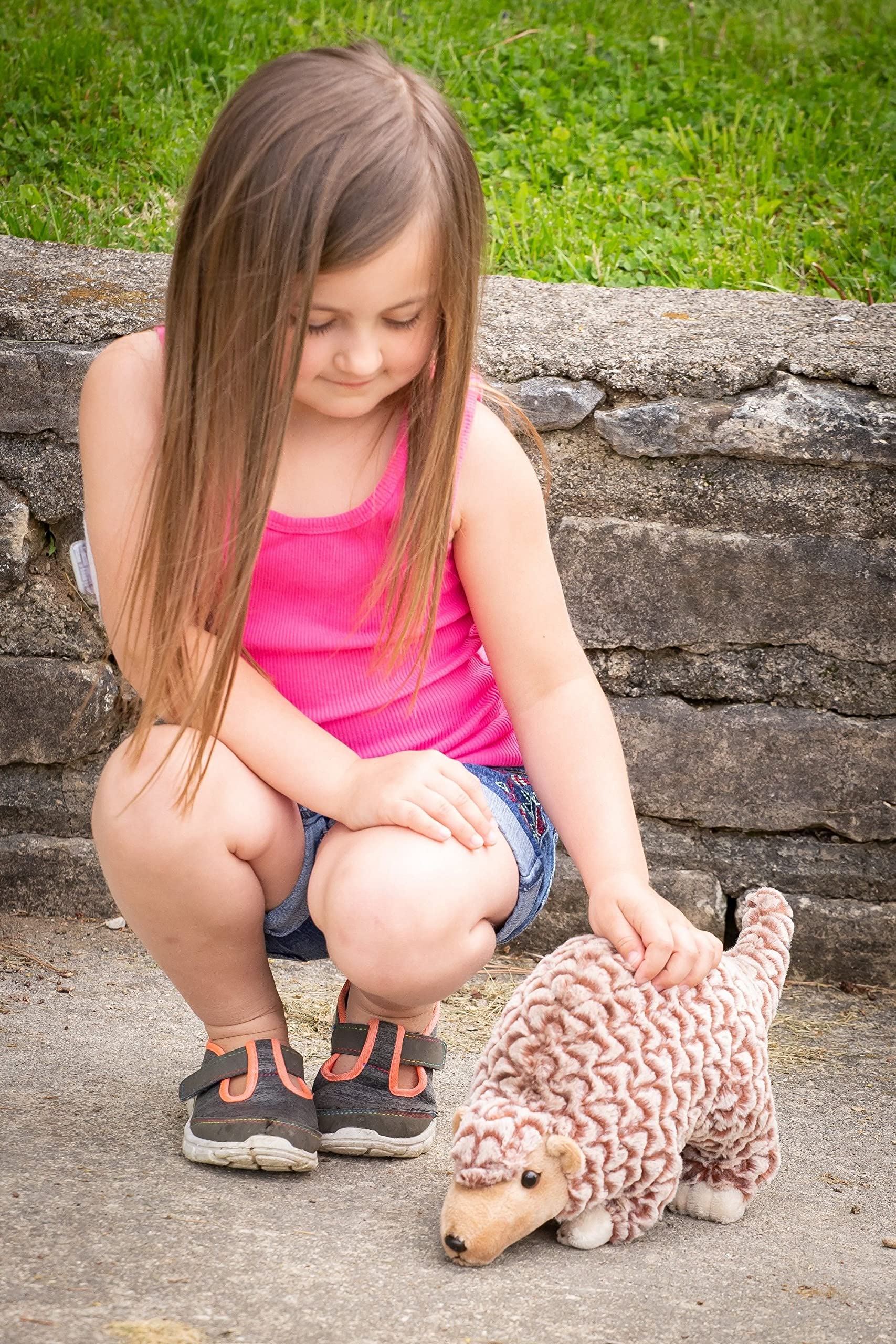 Wildlife Tree 12 Inch Stuffed Pangolin Plush Floppy Animal Kingdom Collection - Image 2