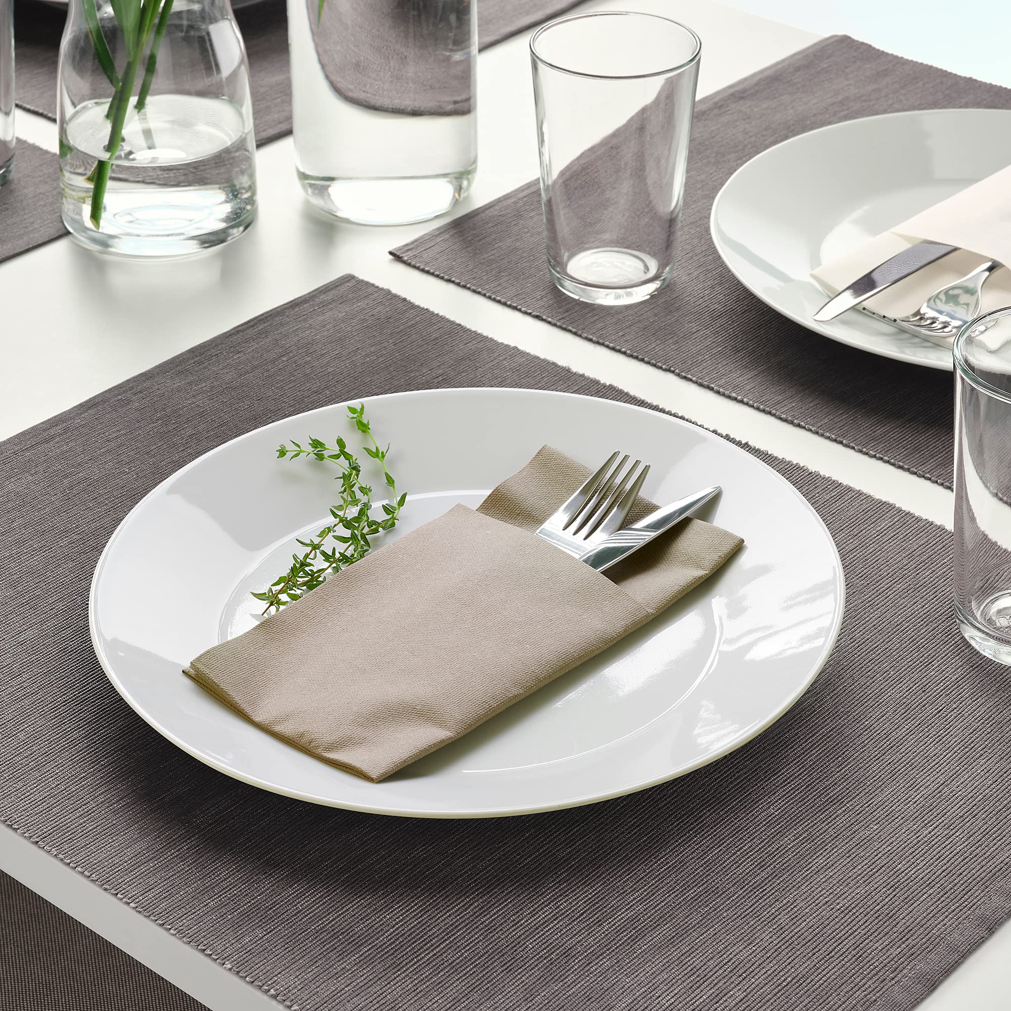 IKEA MOTTAGA Kağıt Peçete, 38x38 cm, Bej