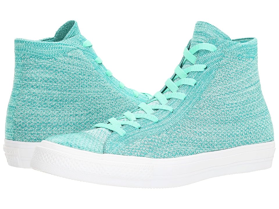 

Converse Chuck Taylor(r) All Star(r) X Nike Flyknit Hi (Green Glow/Teal) Shoes
