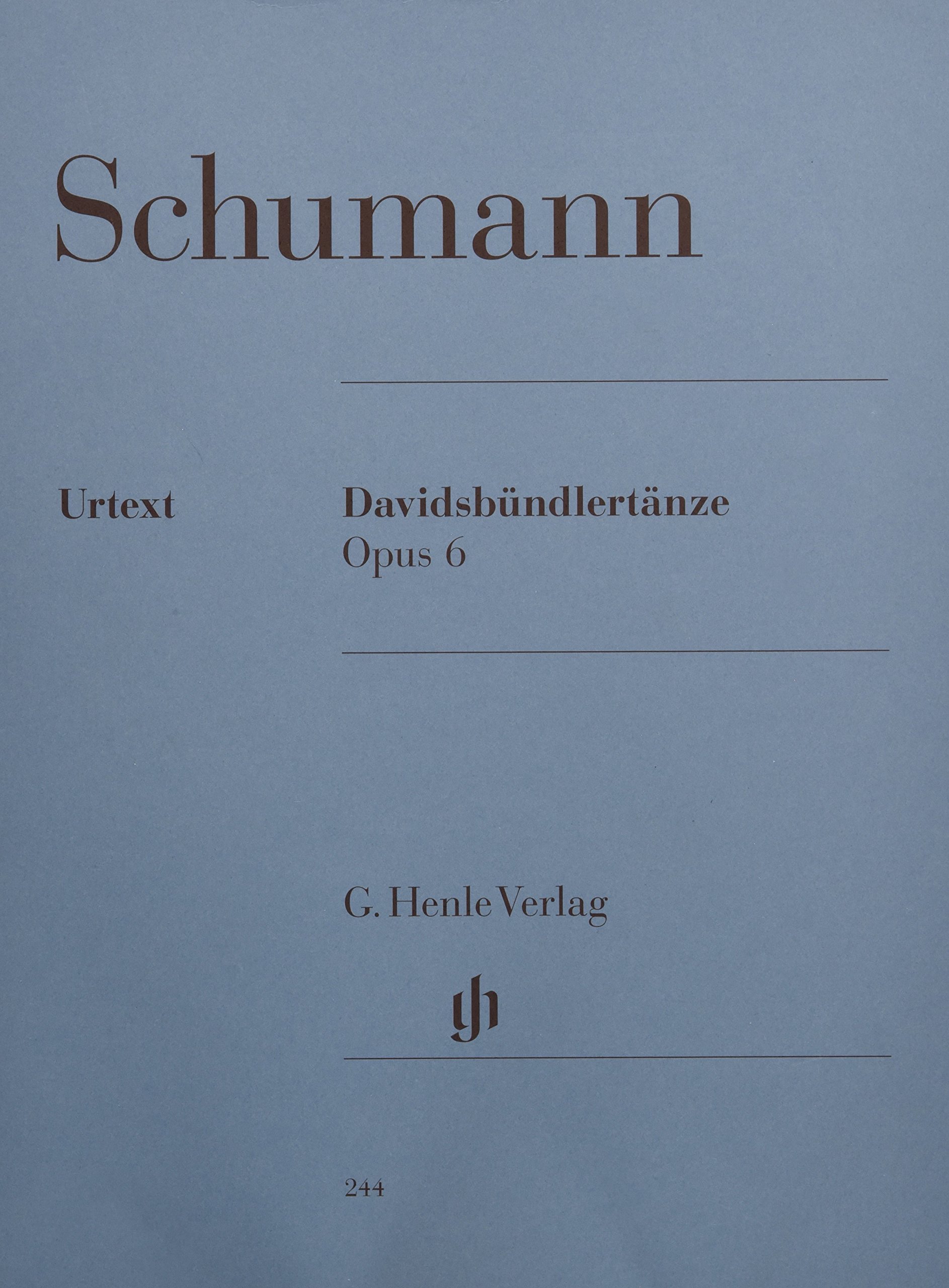 Davidsbündlertänze op. 6 - piano - (HN 244): Instrumentation: Piano solo