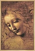 NWT Framed Canvas Wall Art: Italian Painter Style Woman Portrait, Rustic Pastel Colors, 16x24 Inch for Living Room Bedroom Office Decor