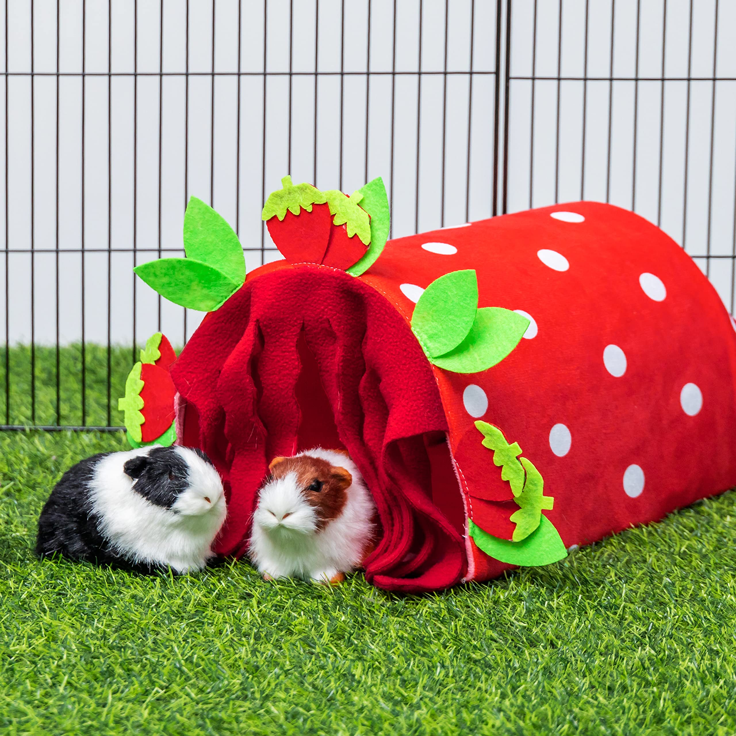Guinea Pig Hideout Tunnel House, Small Animal Tube Cage
