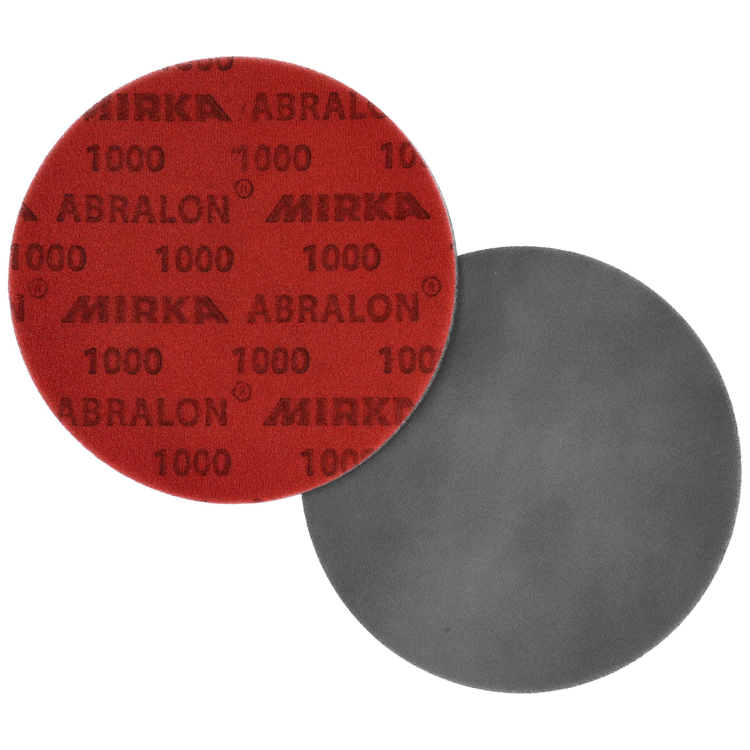 Mirka Abralon Schleifscheibe Polierscheibe Ø 125mm Klett 1000 Körnung, 20/Pack, zum Schleifen und Polieren von Lack, Holz, Plastik