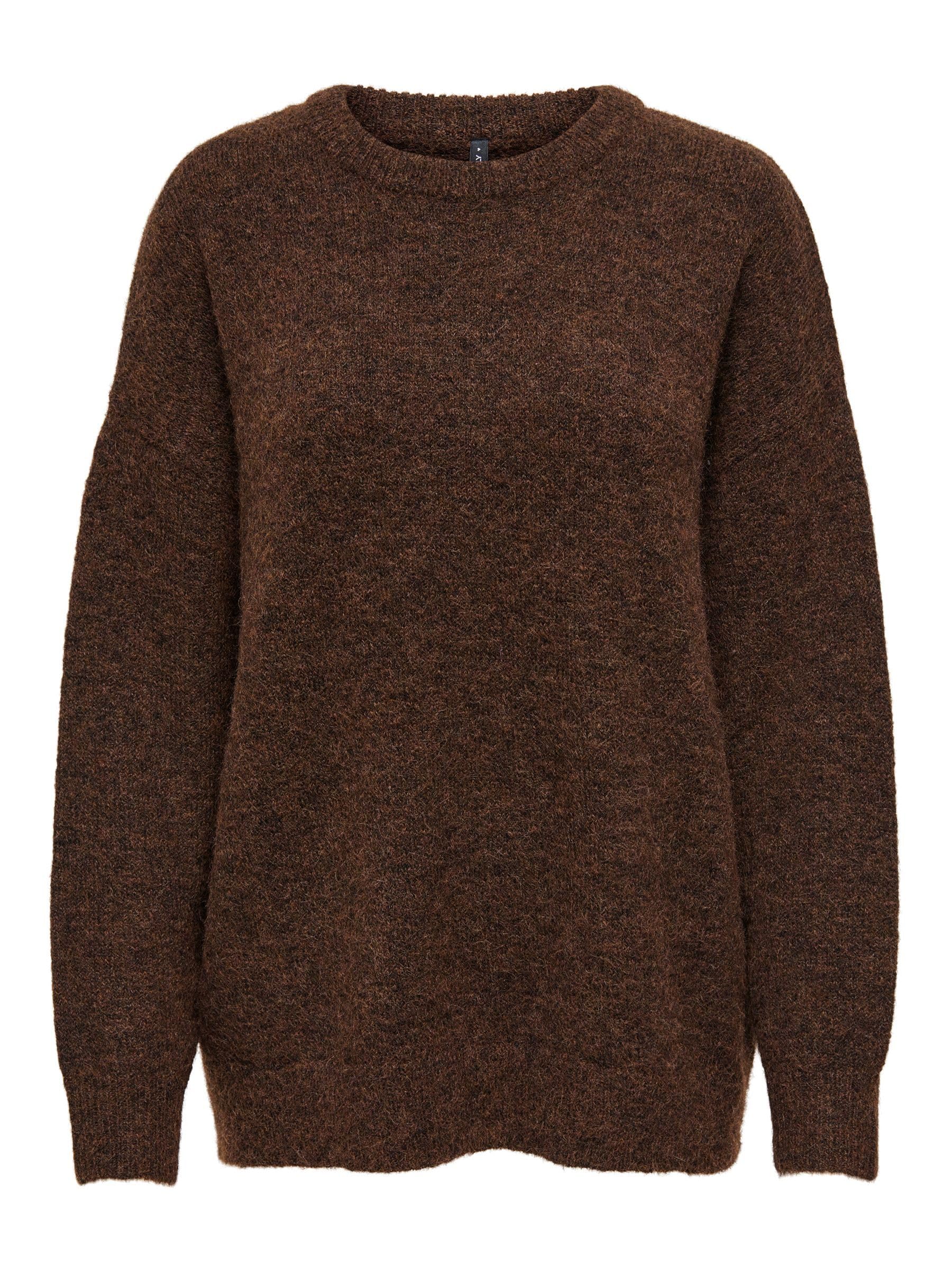 ONLY Damen Onlazu Ls Boxy O-Neck KNT Onlazu Ls Boxy O-Neck KNT (0er Pack)