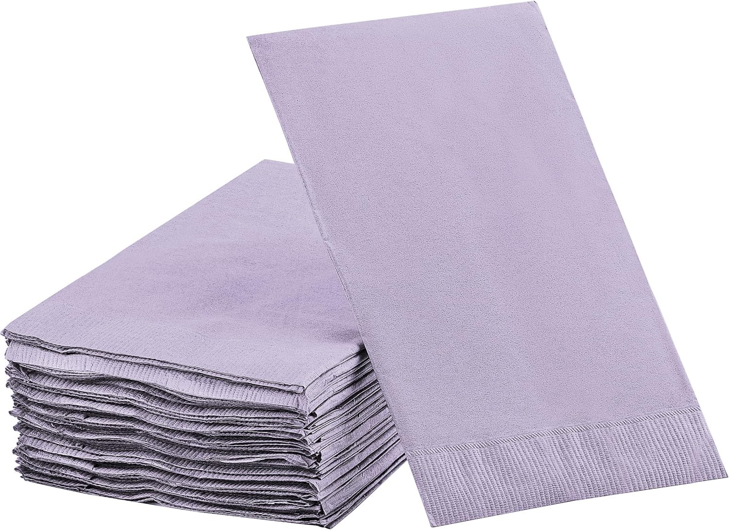 Dinner Napkins Disposable Guest Towels, Lavender Beverage