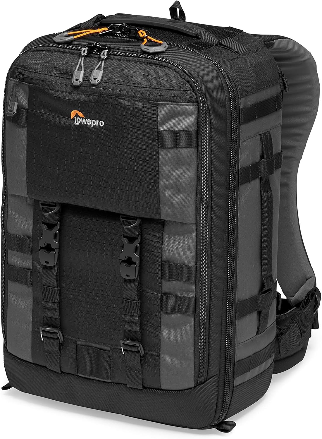 Lowepro Pro Trekker BP 350 AW II,Outdoor Camera Bag,Camera Backpack with Recycled Fabric,Fits 15” Laptop or Tablet,MaxFit Dividers,Weatherproof Cover, Mirrorless or DSLR Camera Case,Black or Dark Grey