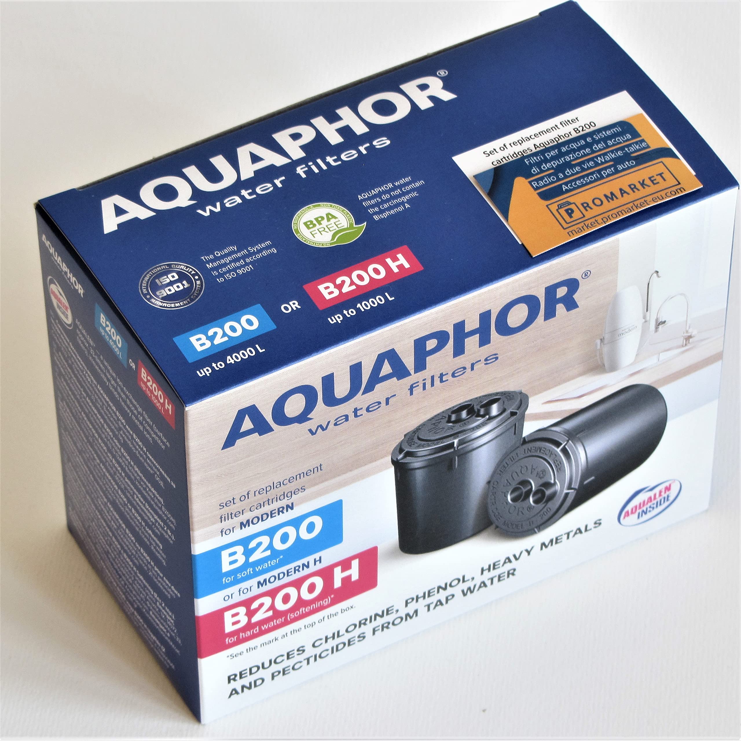 Aquaphor K7B Cartuccia Filtro Acqua Di Ricambio – Microfiltrazione 0,1 Micron Per Brocca Aquadea E Quadro