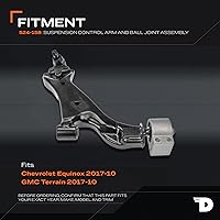Vista 2 de Dorman 524-158 Front Passenger Side Lower Suspension Control Arm and Ball Joint Assembly Compatible with Select Chevrolet / GMC Models