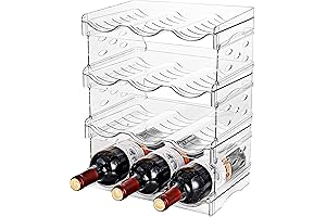 Stackable Plastic Wine Rack: Optimize Storage and Showcase Your Wine Collection