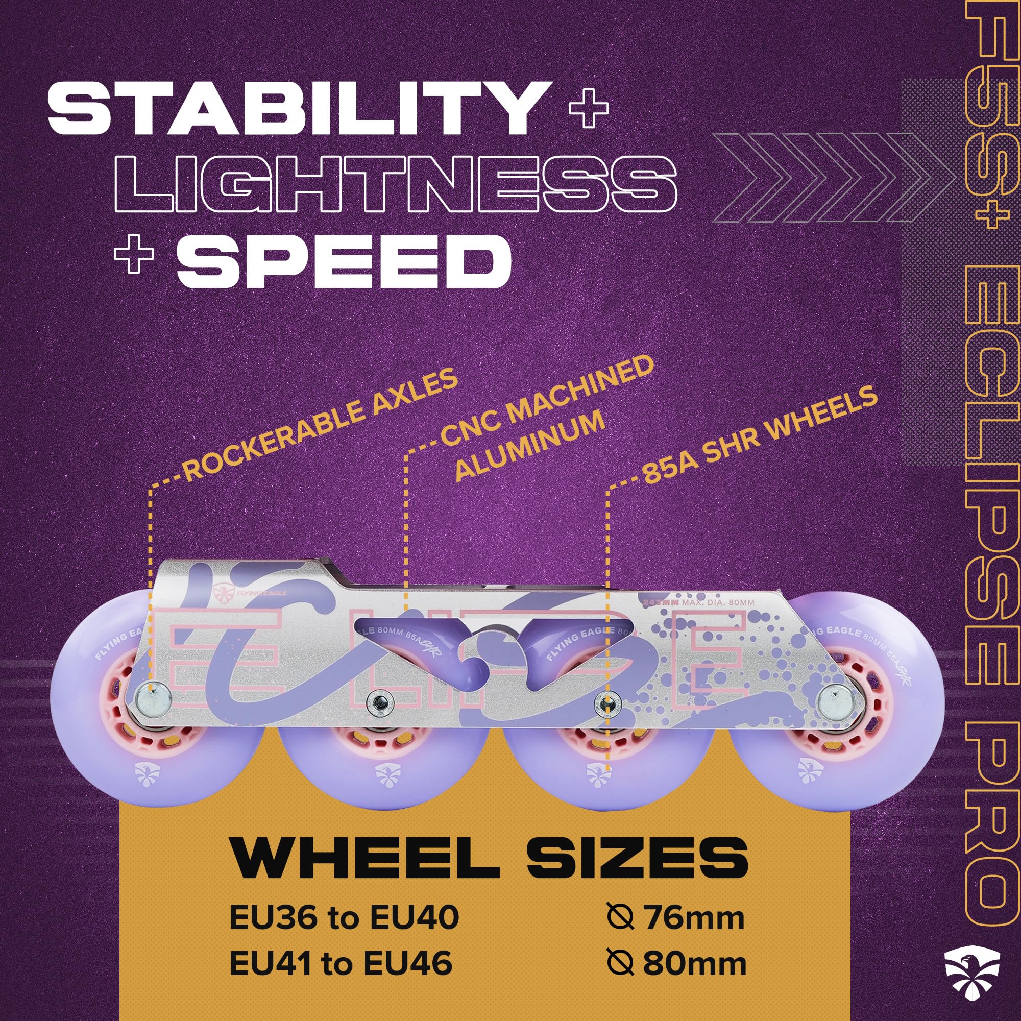 Flying Eagle F5S+ Skates Pink 6.0 (38)