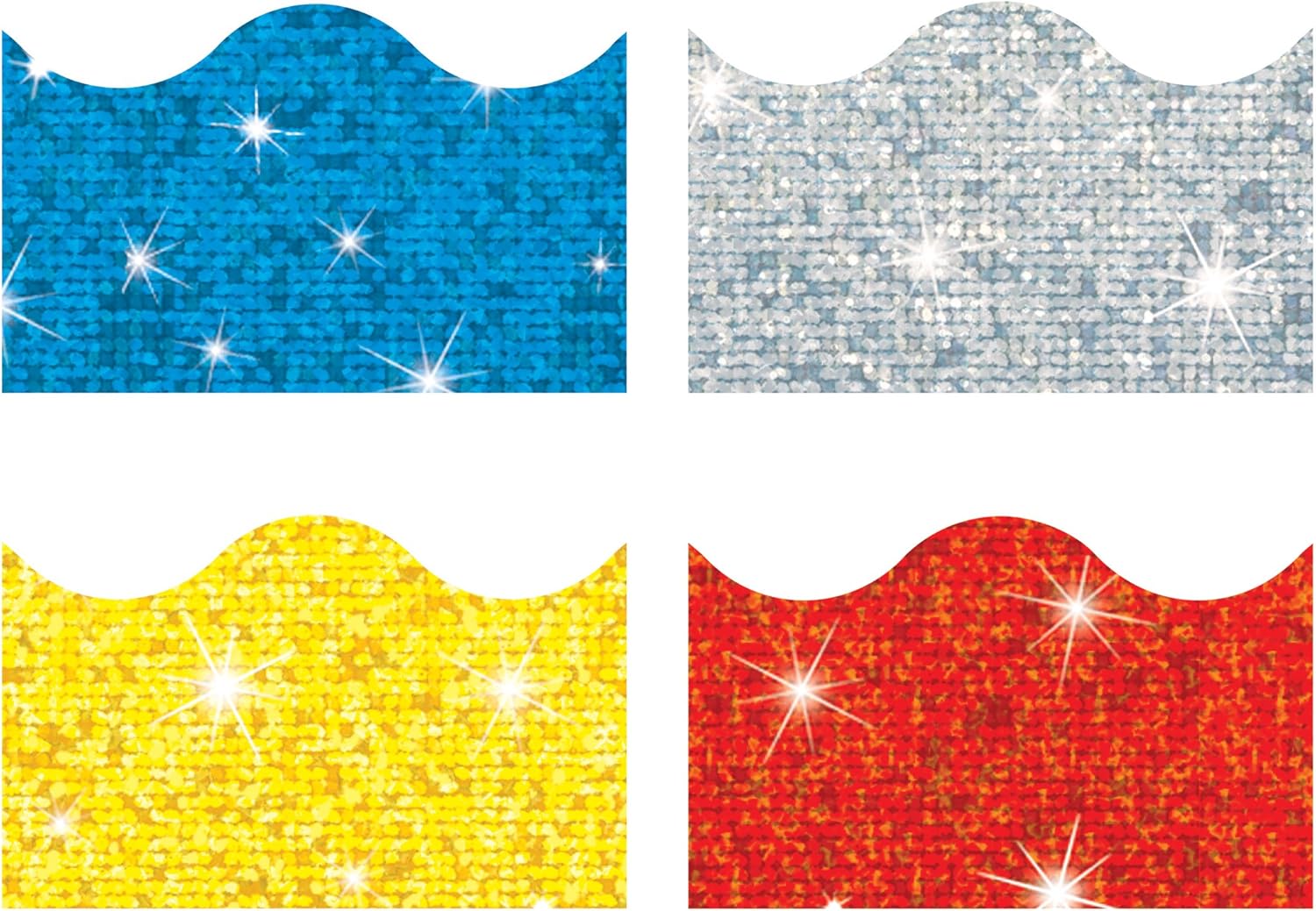 Trend Enterprises, Inc. Sparkle Terrific Trimmers, Variety Pack (Pack of 2)