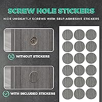 Vista 4 de GlossyEnd Organizador de estantería de escritorio de madera, resistente y elegante, soporte de almacenamiento de oficina, organizador de escritorio