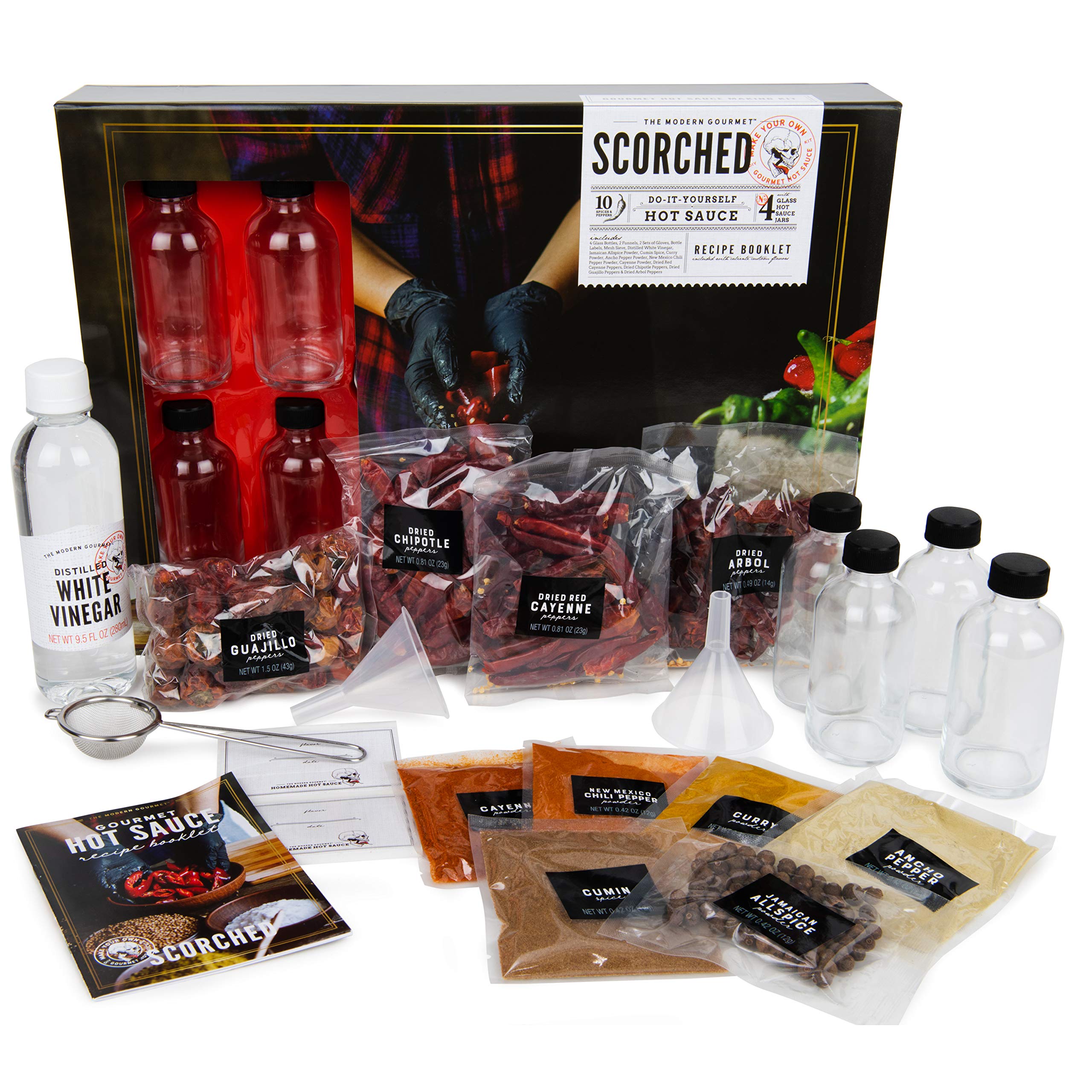 Buy Thoughtfully DIY, Extra Large DIY Hot Sauce Making Kit, Includes 4