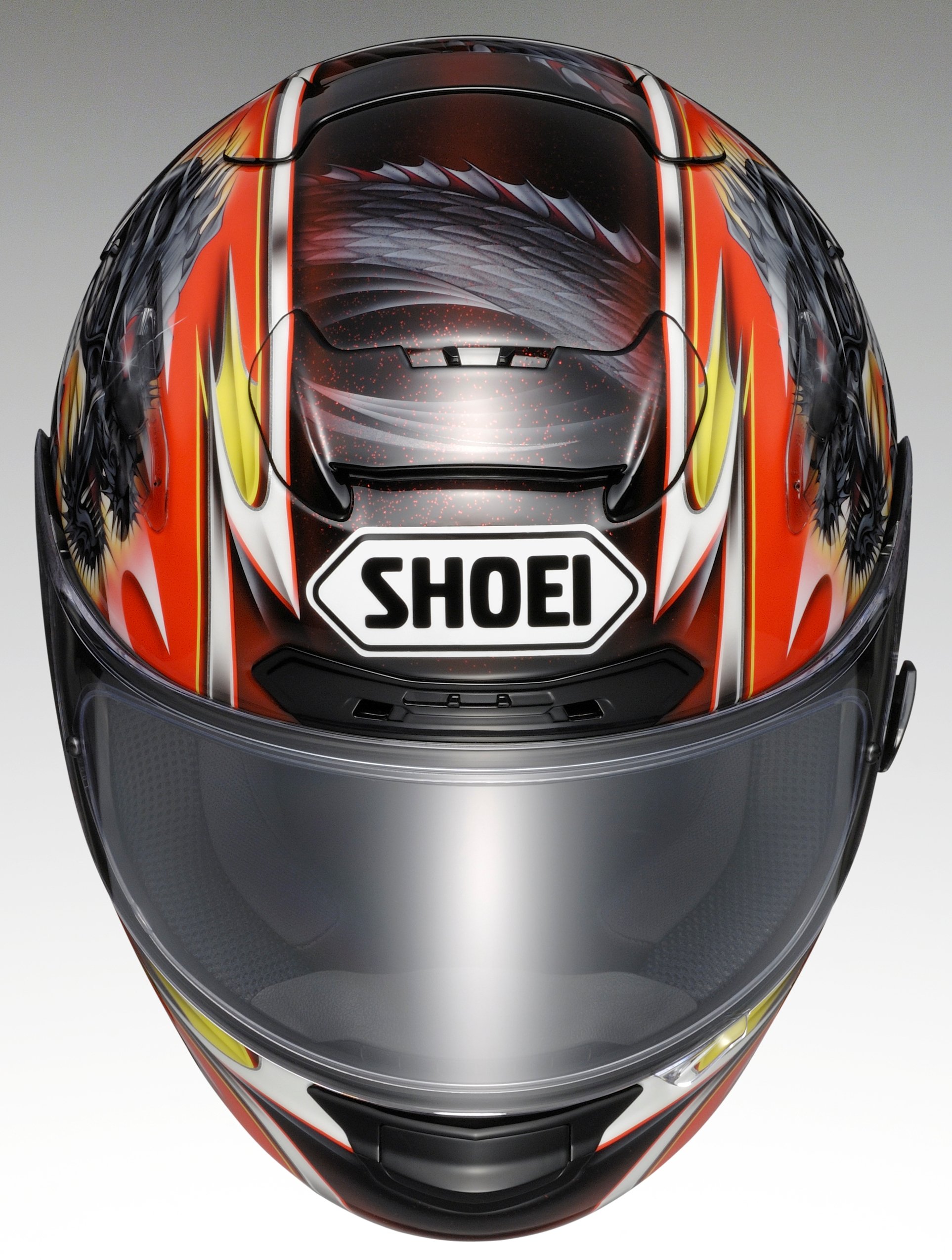 SHOEI X-TWELVE KIYONARI TC-1 RED/BLACK L 59-60cm : Amazon.co.uk