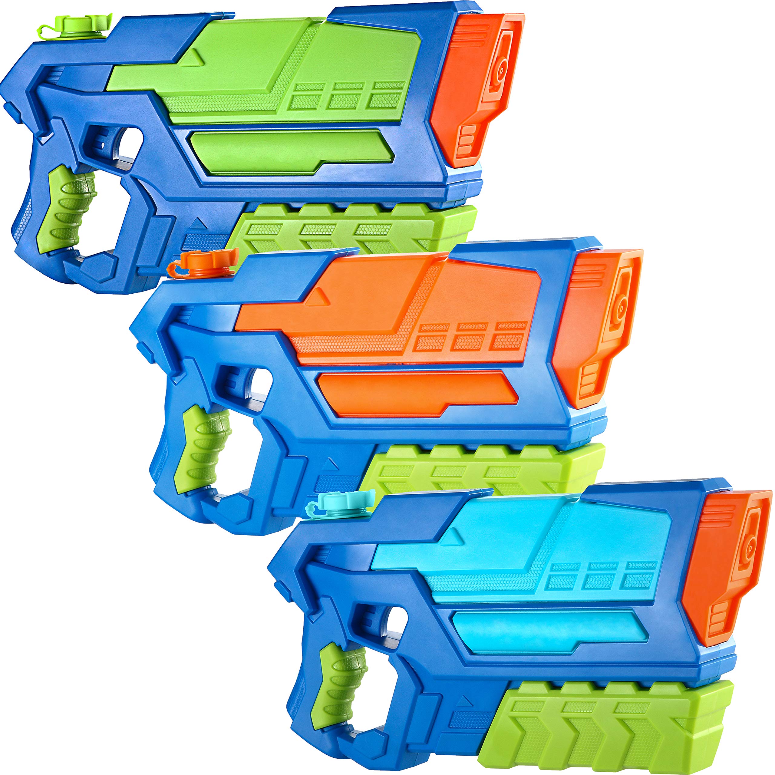 JOYIN Pistolas de Agua para Niños 3 Pack Super Water Gun Juguetes de Verano para Piscina Playa Fiesta: Amazon.es: Juguetes y juegos