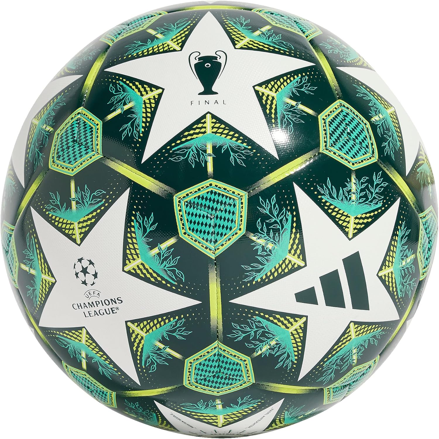 Adidas UEFA Champions League Training Ball JH1281, Unisex Footballs, Green, 3 EU