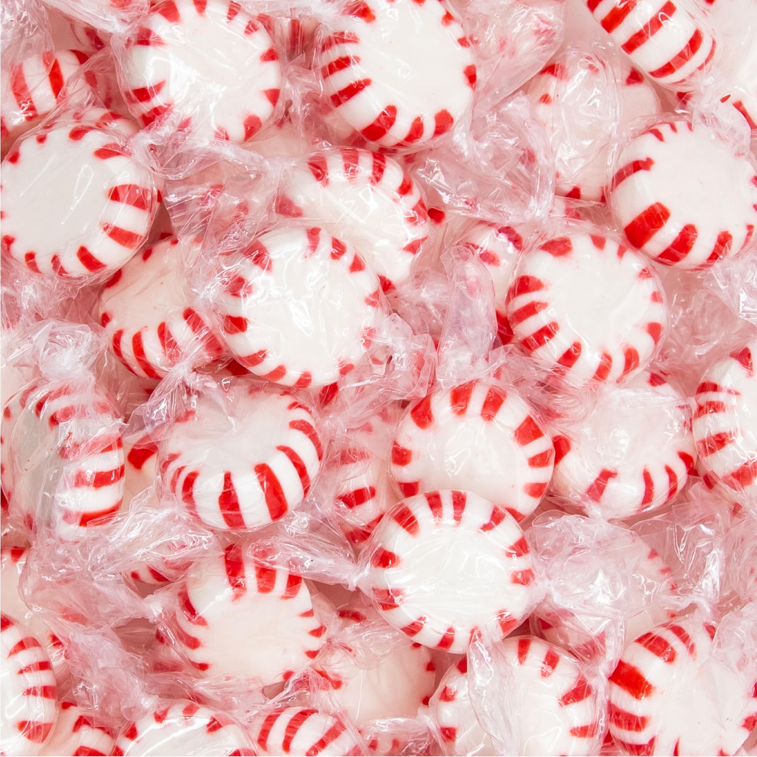 Starlight Peppermint Hard Candy | Bulk 2 Pounds | Mints Individually Wrapped | Peppermints | Refreshing Peppermint Candies | Starlight Mints