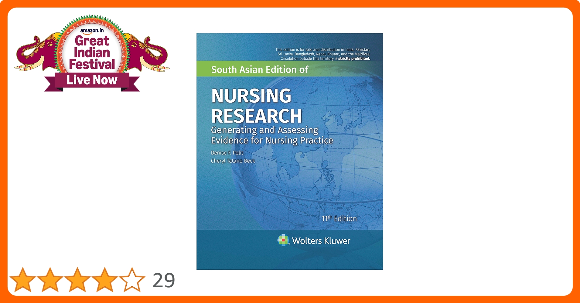 Nursing Research, 11th South Asian ed : Denise F. Polit