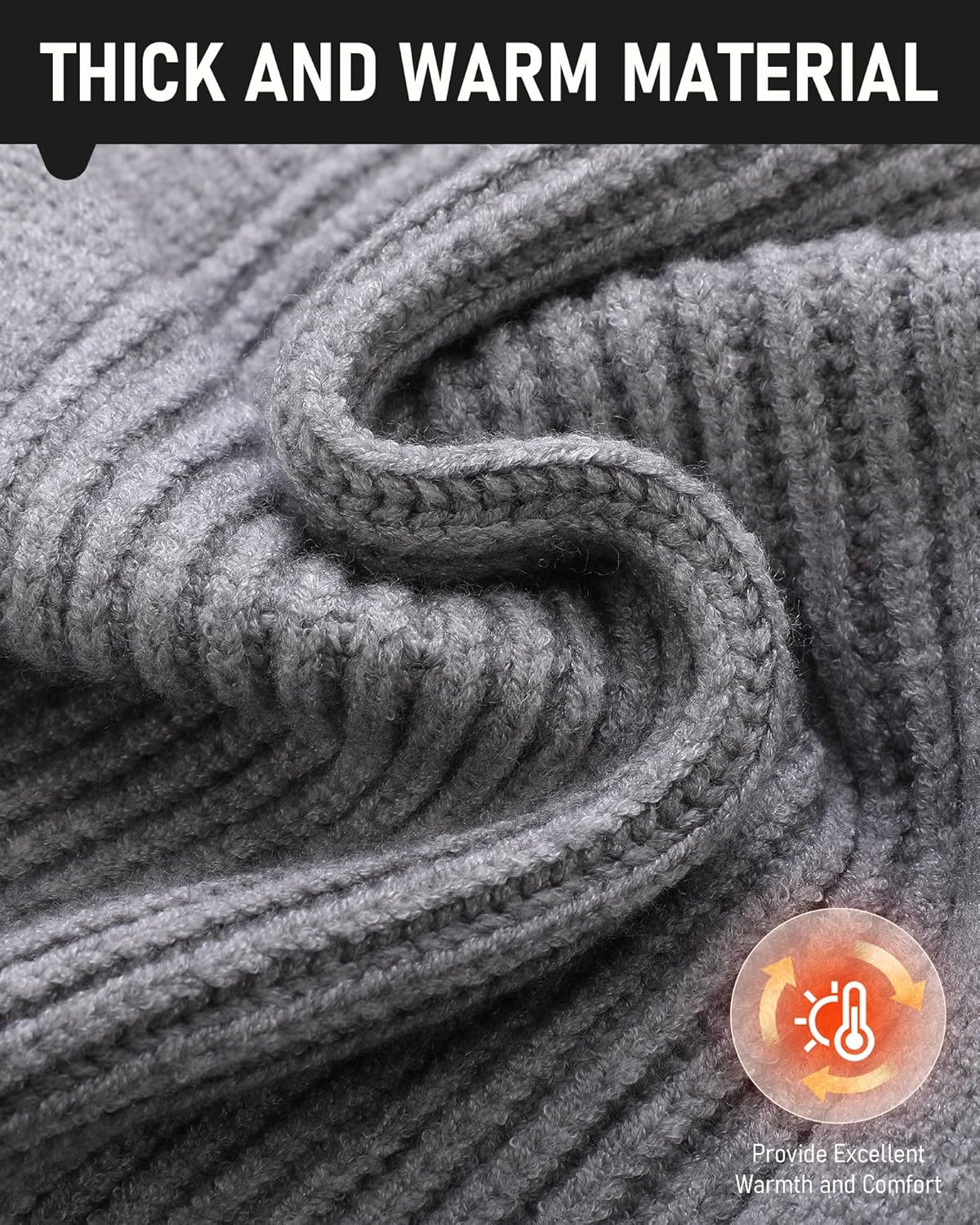 2 Pcs Warm Kids Winter Knit Scarves Toddler Scarf Classic Child Warm Scarf Neck Warmer for Toddlers Boys Girls - Image 3