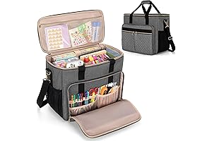 Luxja Premium Scrapbooking Storage Tote